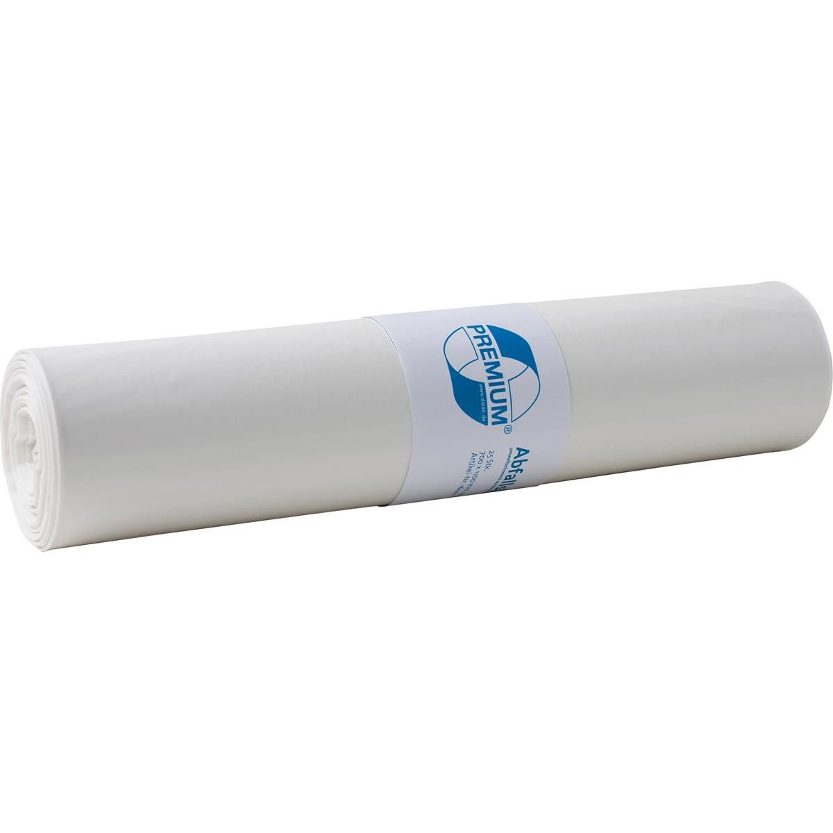 Soennecken Papierkorb Müllsack 120l 37mic weiß 25 St./Pack.