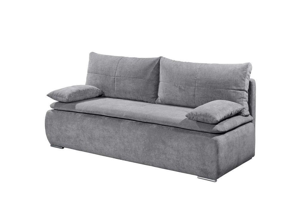 Schlafsofa Schlafcouch Schlafsofa, Jana Dunkelgrau Sofa Couch DESIGN EXCITING cm ED 208x95