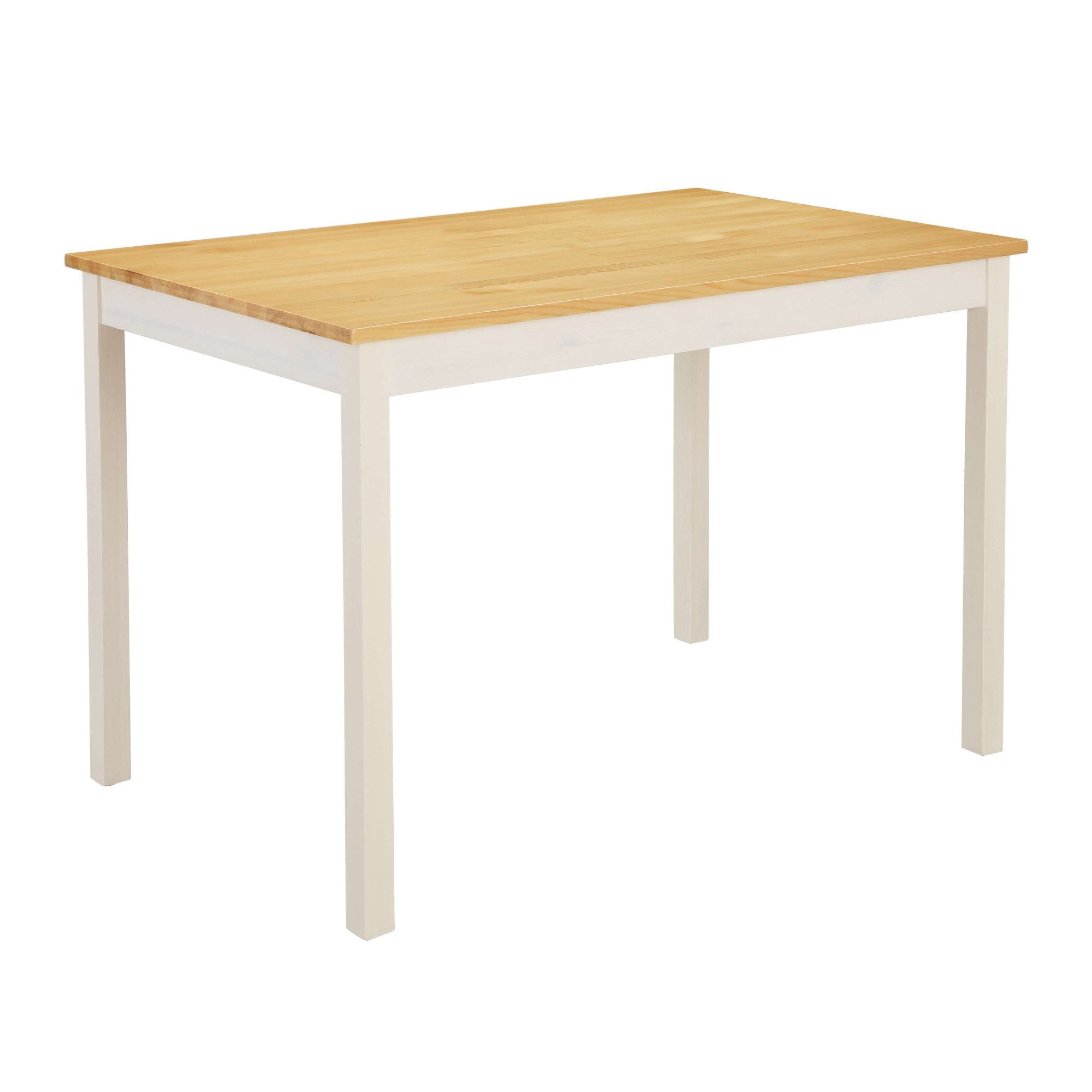 OTTO home Essgruppe Willow, (Set, 5-tlg., Esstisch mit 4 Stühlen), Esstisch mit 4 Stühlen, aus massivem Kiefernholz
