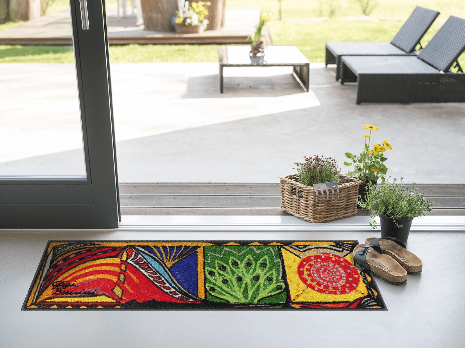 Salonloewe Fußmatte Salonloewe GEMELLI Fußmatte Wohnmatte 30 x 100 cm, Rech günstig online kaufen