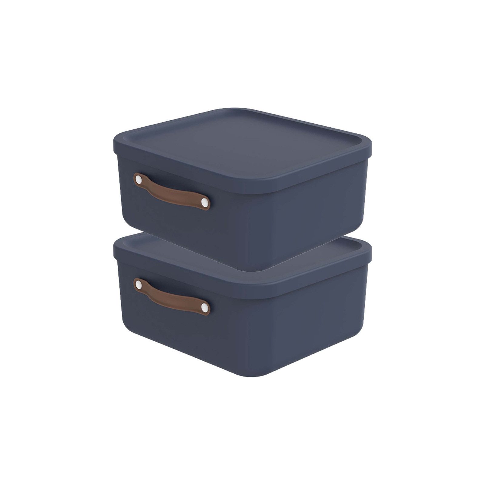 Aufbewahrungsbox 2er-Set Kiste mit Deckel Maloja 20l
