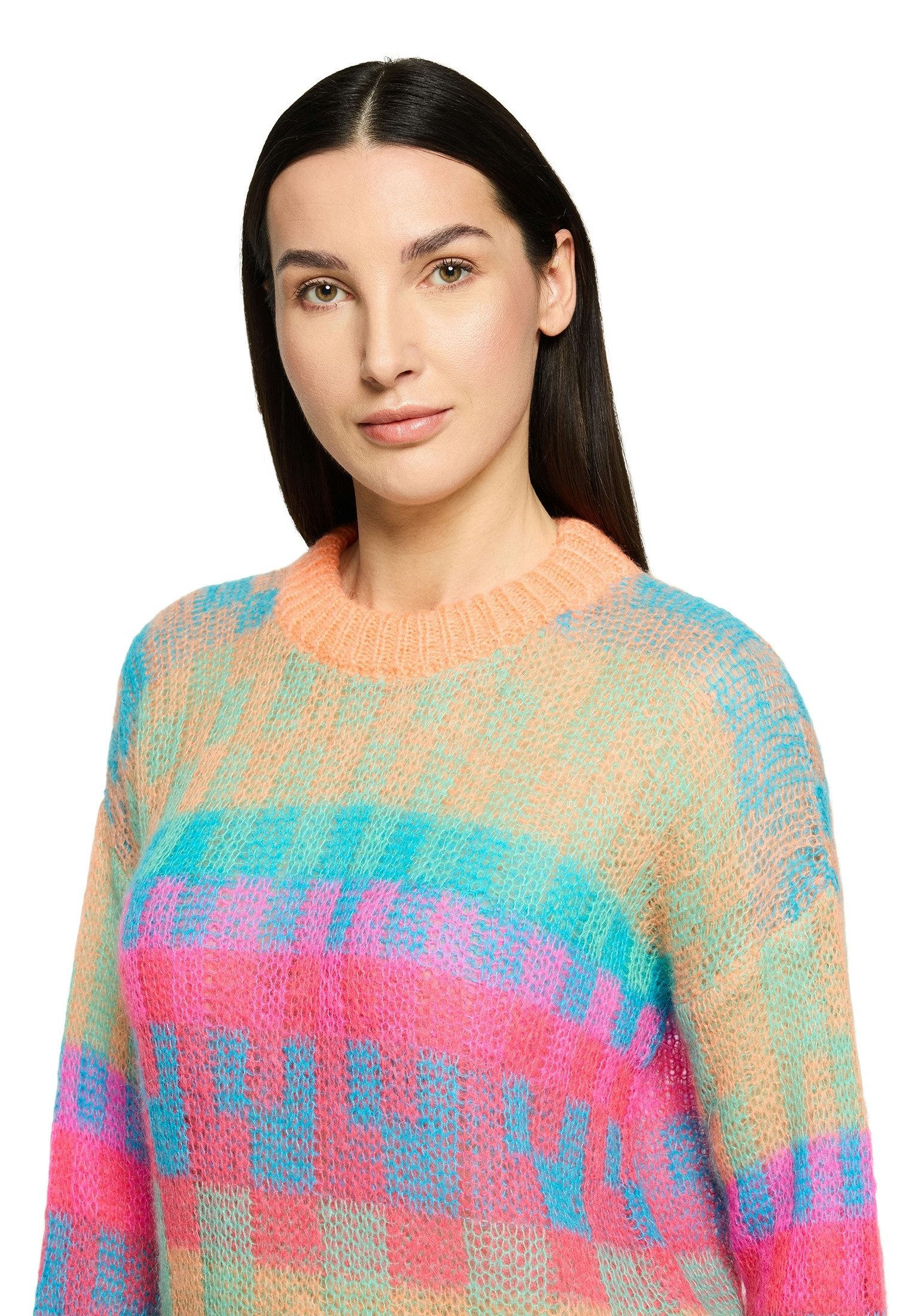 Cartoon Strickpullover Strickpullover - Oversized