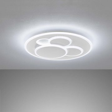 etc-shop LED Deckenleuchte, Deckenleuchte Wohnzimmerlampe Schlafzimmerleuchte Fernbedienung