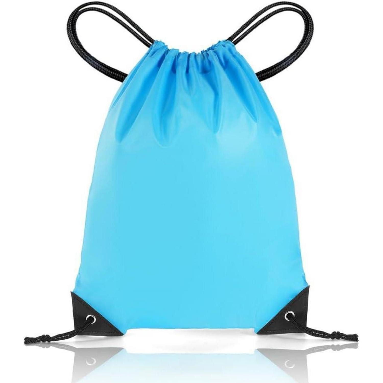 Turnbeutel Kordelzugbeutel Wasserdicht Sporttasche Unisex Blau