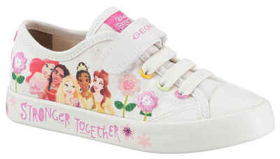 Geox JR CIAK GIRL Sneaker mit Disney Print, Freizeitschuh, Halbschuh, Schnürschuh