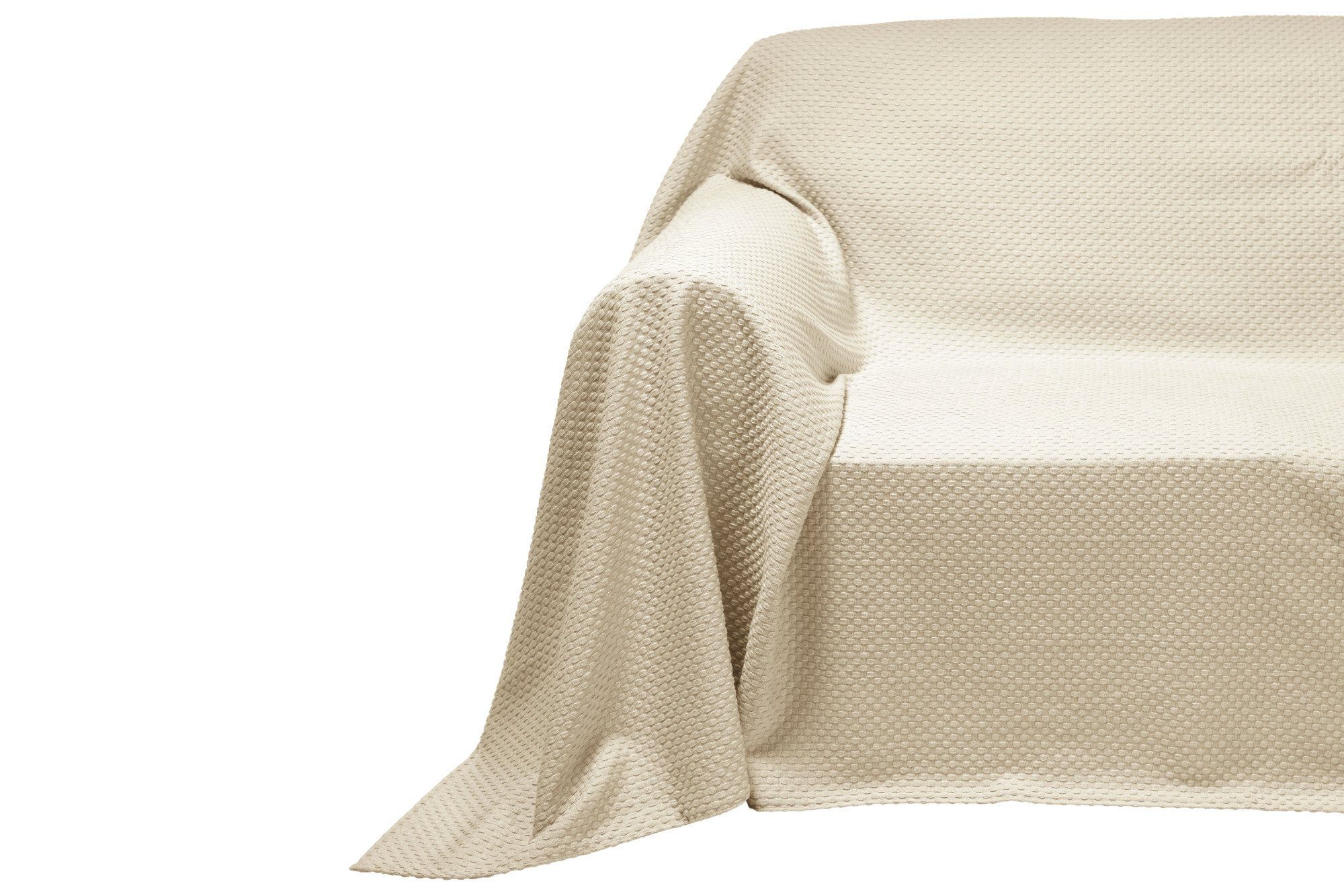Couch-Sofa-Überwurf Tagesdecke gute Qualität Altrosa und Rot 160 x 330 cm