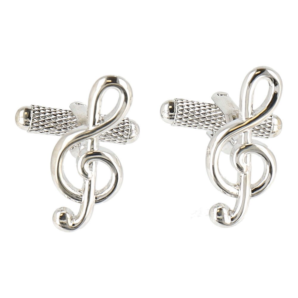 mugesh Запонки Set Запонки Violinschlüssel (1-Paar), für Musiker