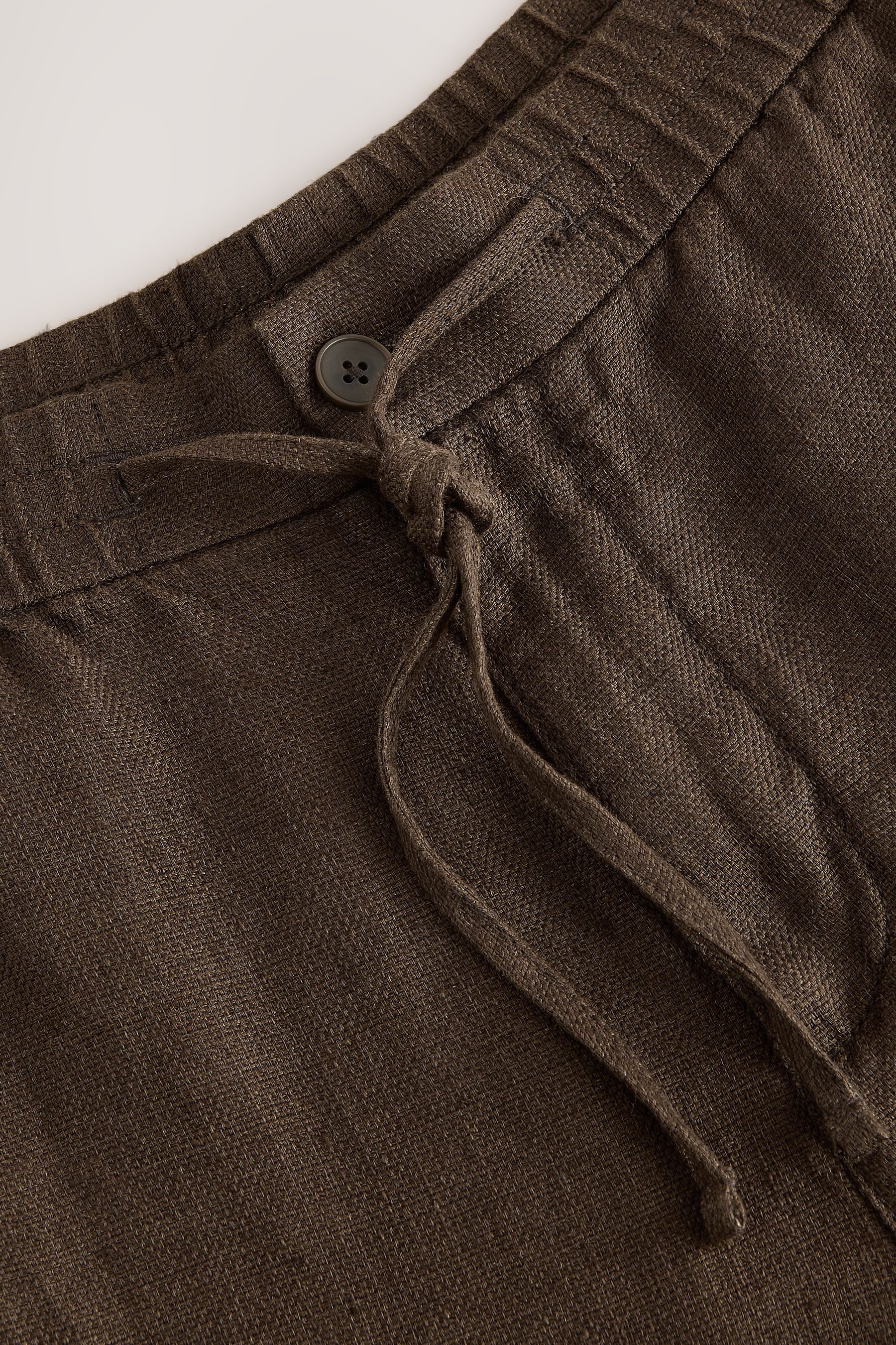 Next Dehnbund-Hose Signature Relaxed Fit strukturierte Leinen-Hose (1-tlg)