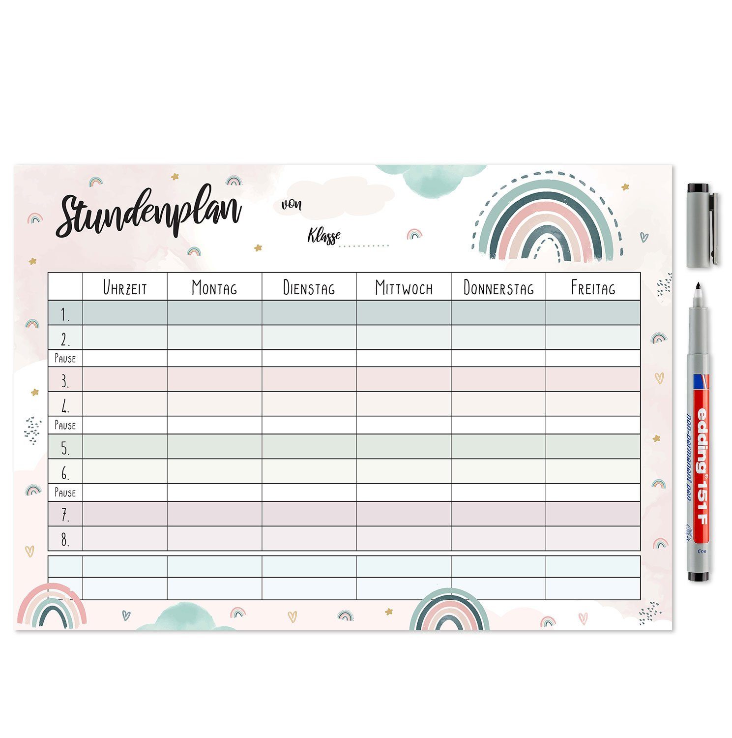 Preisvergleich F r Younikat Sch Lerkalender Stundenpl Ne In Pastell 