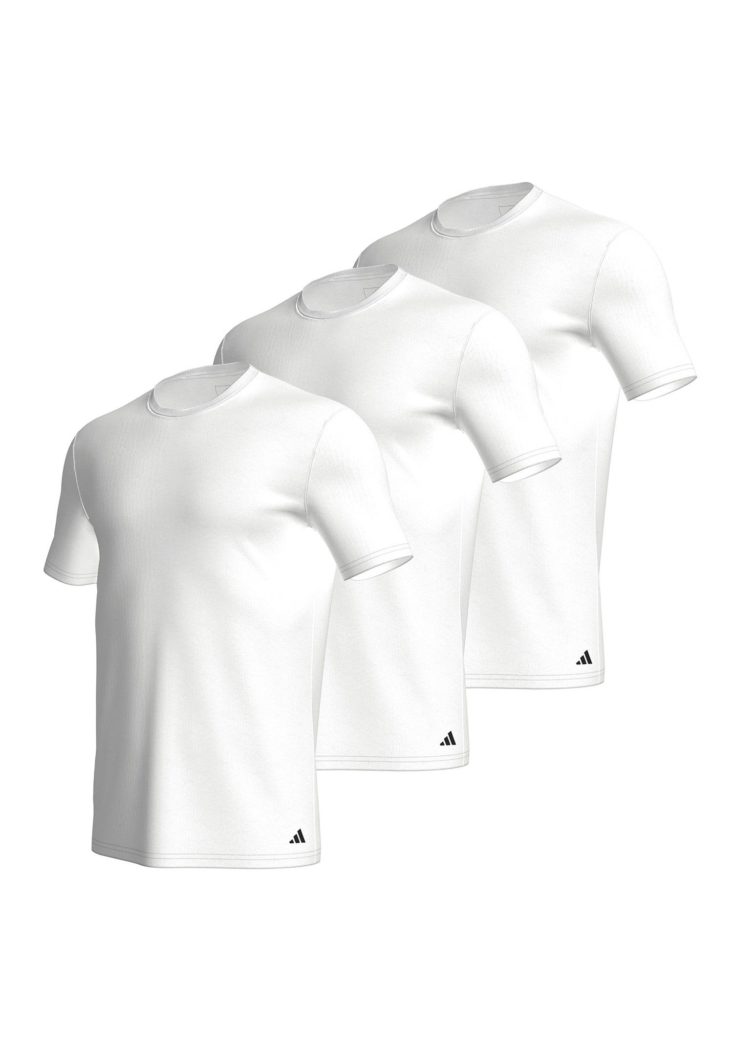 adidas Performance Poloshirt T-Shirt Basic 3P (Packung, 3-tlg., 3er-Pack) günstig online kaufen