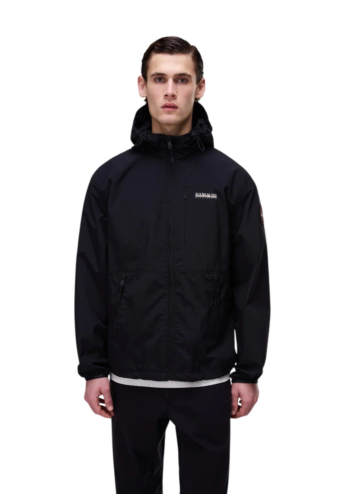 Napapijri Allwetterjacke Übergangsjacke A-Tundra (wasserdicht) schwarz Herren