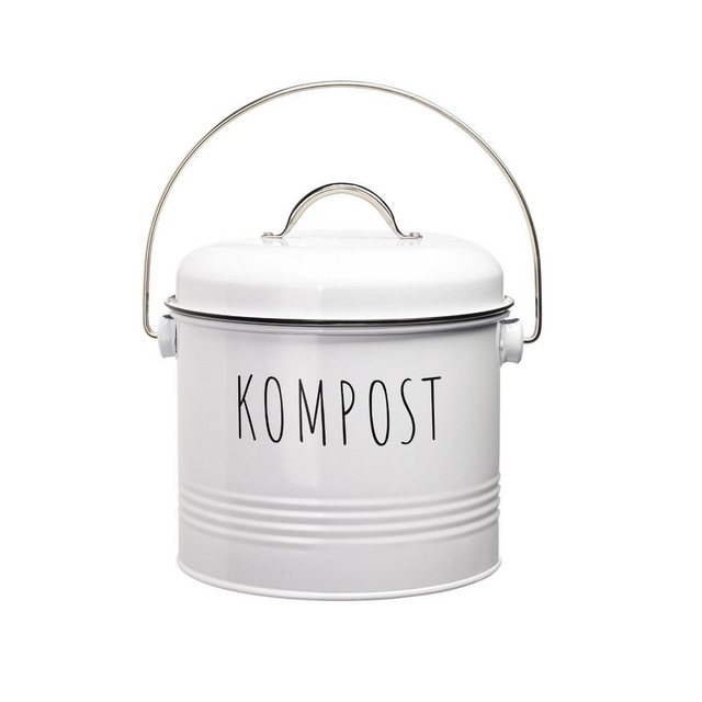 Depot Organizer “Komposteimer Maarja” (Packung, 1 Stück Komposteimer), aus Stahl, Ø 19 Zentimeter, H 21 Zentimeter
