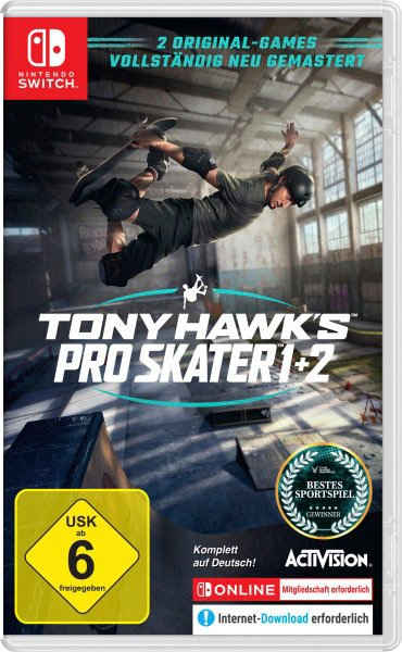 Tony Hawk's Pro Skater 1+2 Nintendo Switch