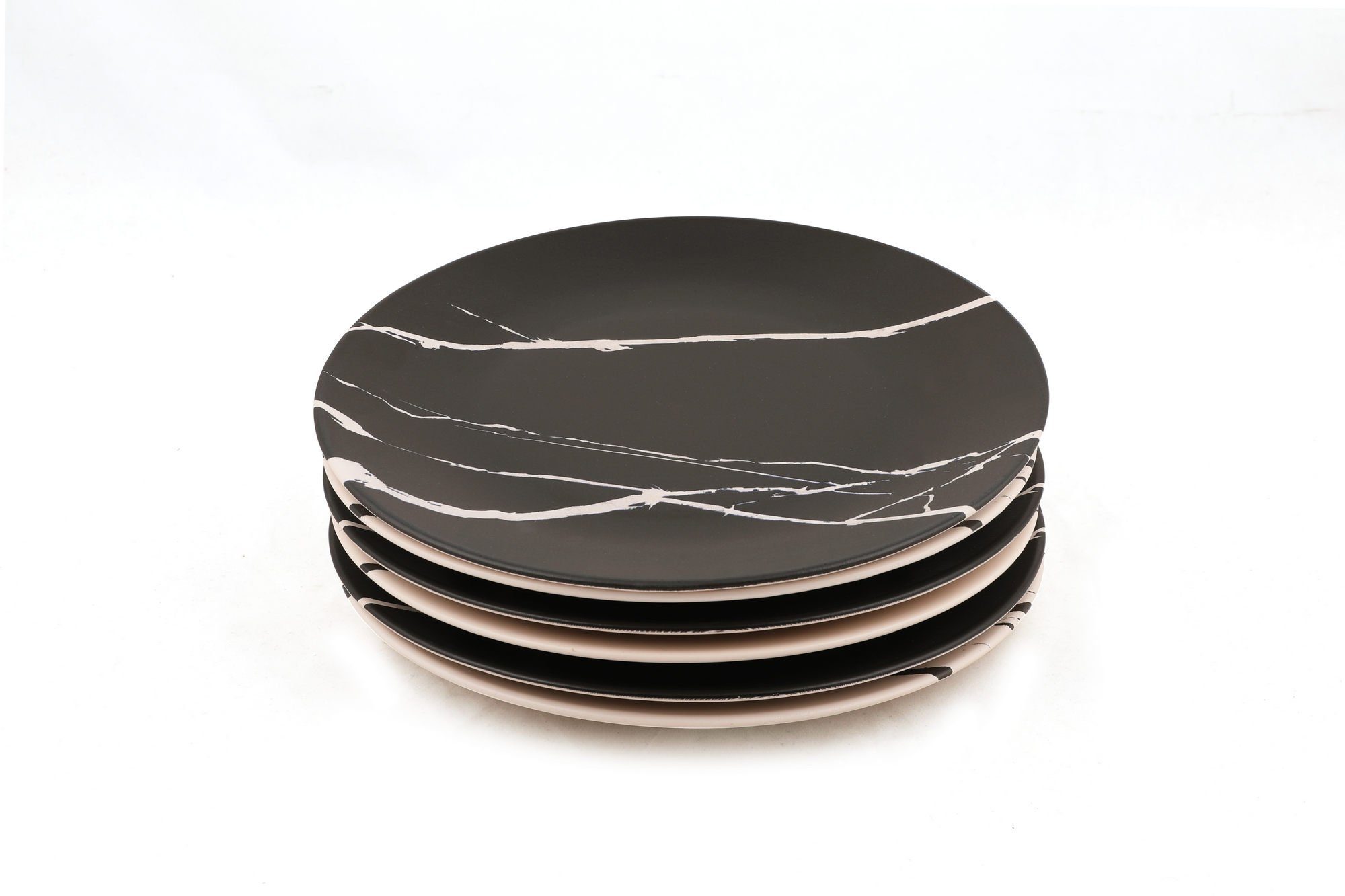 KRM1404, Teller-Set Keramik 100% Essteller, Hermia Weiß, Concept
