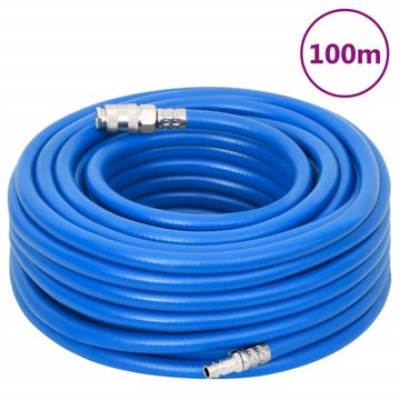 vidaXL Schlauchbox Luftschlauch Blau 0,7" 100 m PVC, (1-tlg)