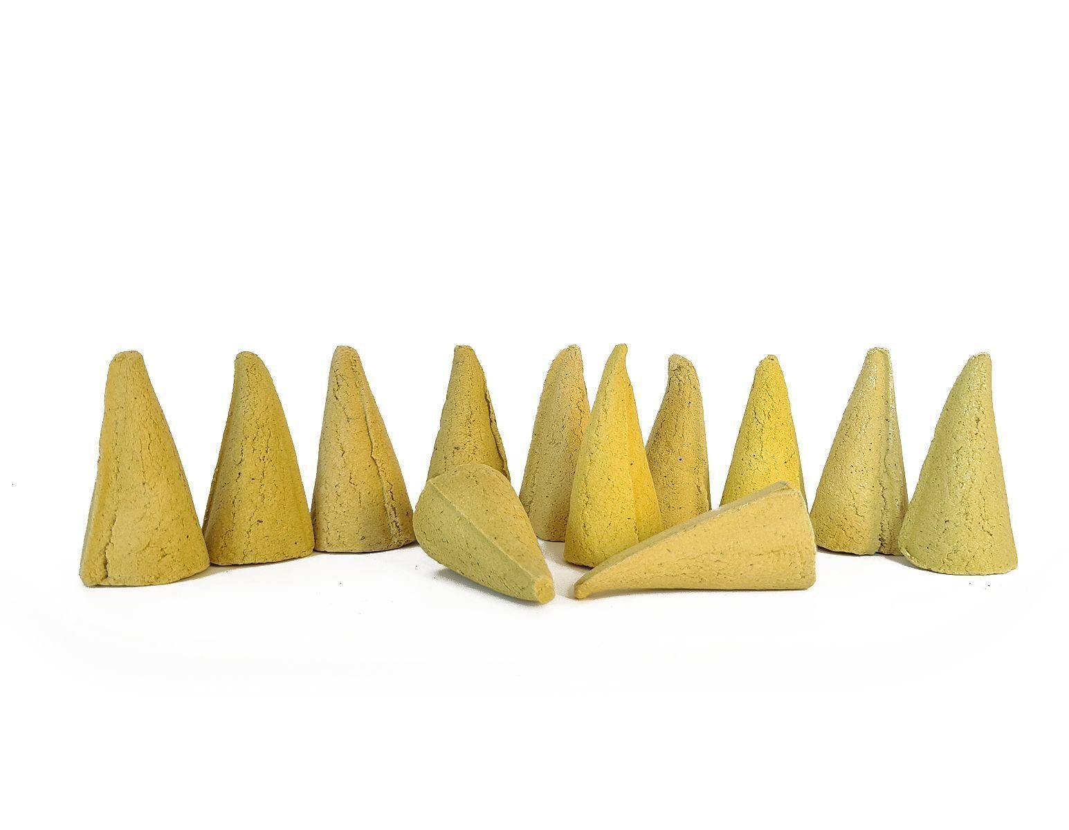 KNOX Räucherkegel Räucherkerzen Lemon - 12 Riesen, Glimmschale, Opas Beste Weihrauch