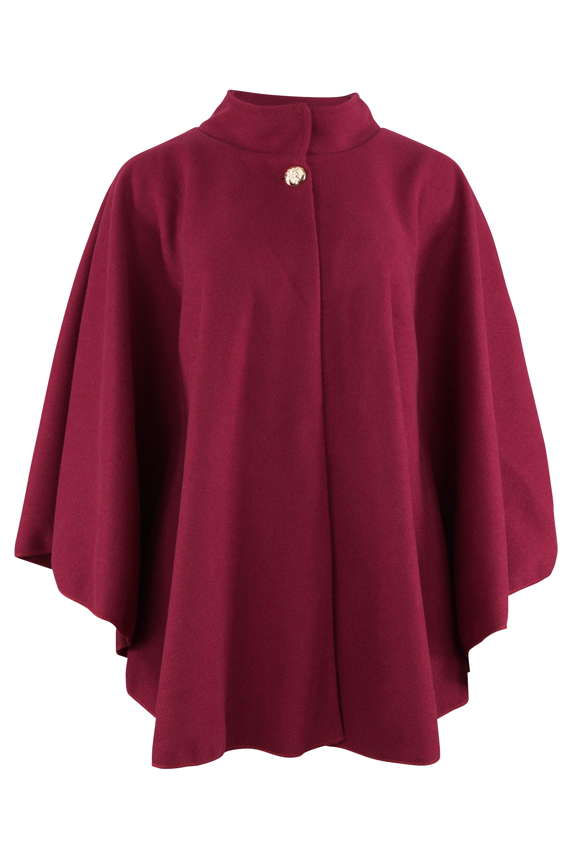 malito more than fashion Kurzmantel 4570 eleganter Cape-Poncho mit Gürtel E günstig online kaufen
