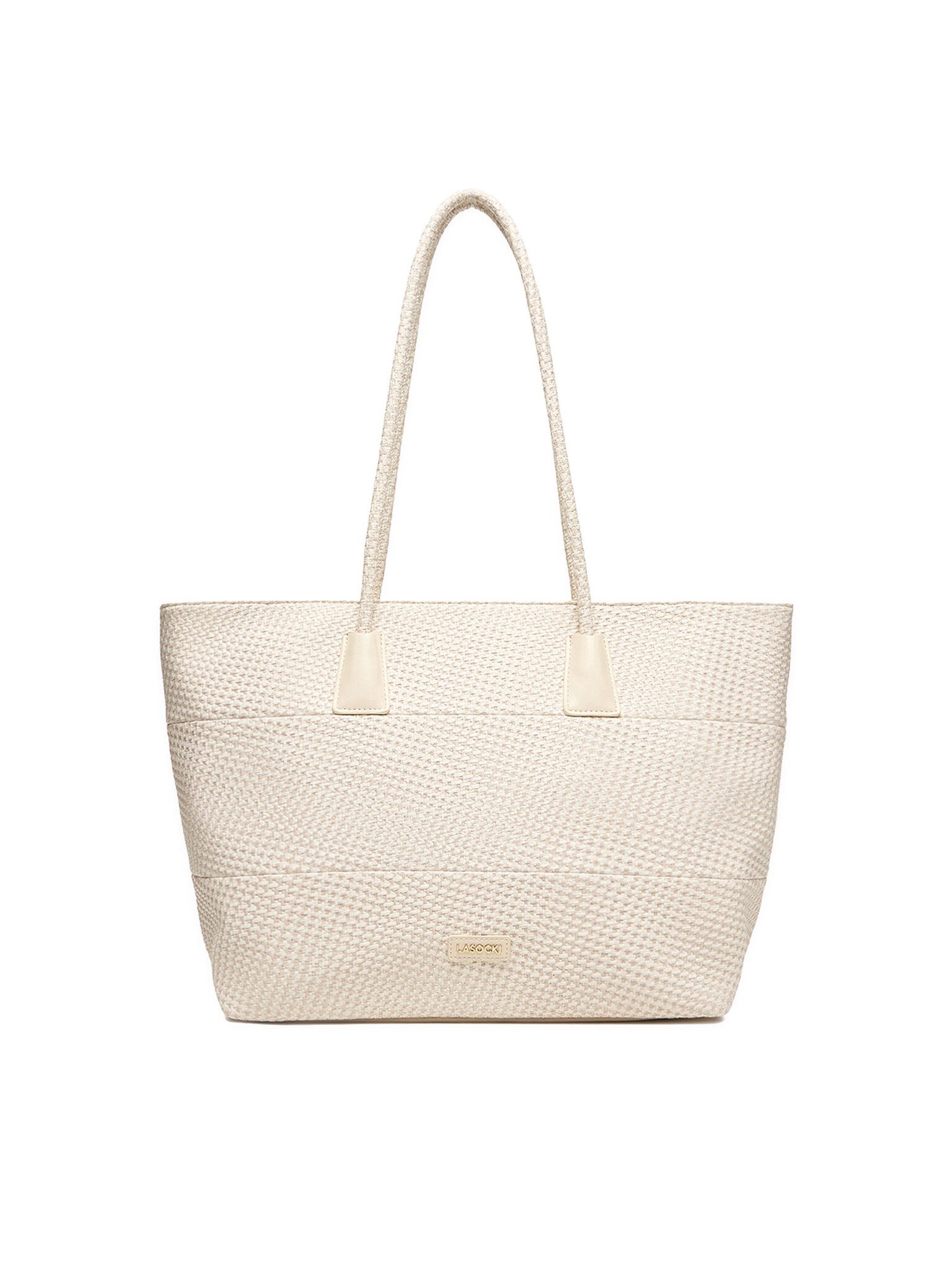 LASOCKI Handtasche Lasocki Damenhandtasche Écru Lasocki-CEO-LSK-L-005-09 Elfenbein