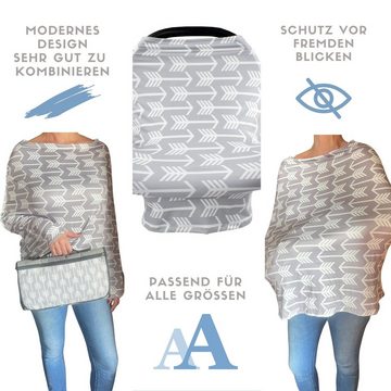 Angel's Baby Stillschal Stillschal - Stilltuch für unterwegs, atmungsaktiv & ultraweich, mit Muster