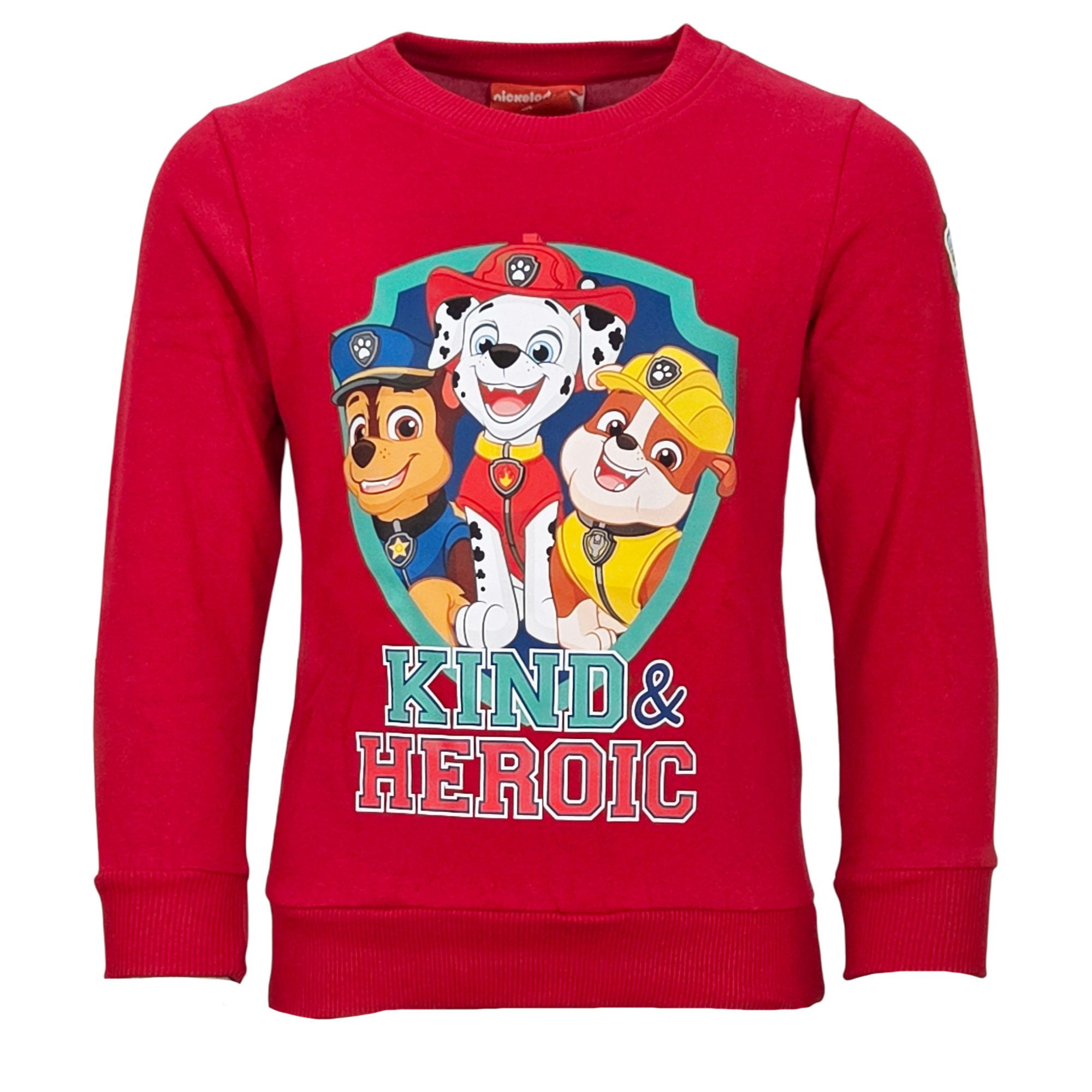 Sweater Paw Patrol Chase Rubble Kinder Jungen Pullover Pulli Sweater
