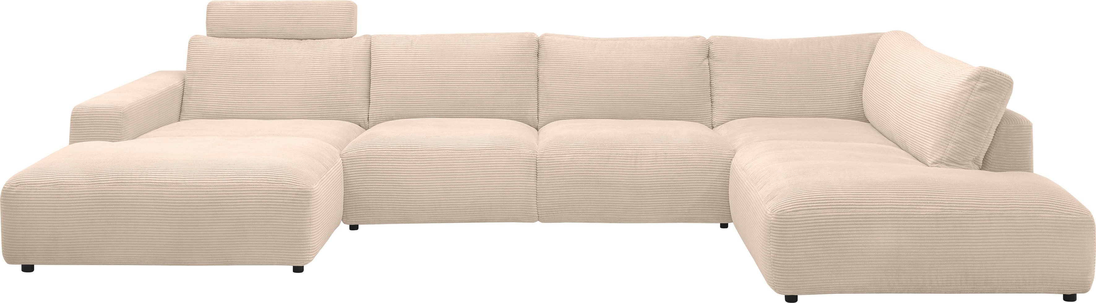 Musterring Wohnlandschaft Lucia U-Form, Verschiedene Farben, inkl. Kopfstütze, Gesamtbreite 434 cm