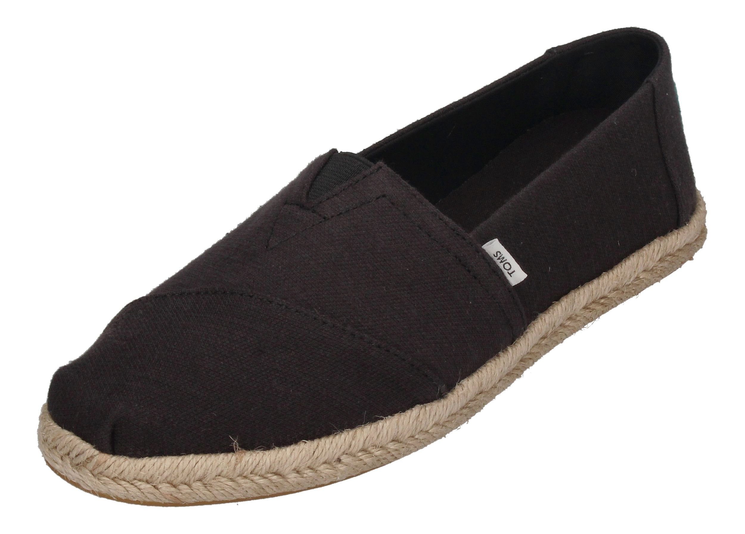 TOMS ALPARGATA ROPE Espadrille Black