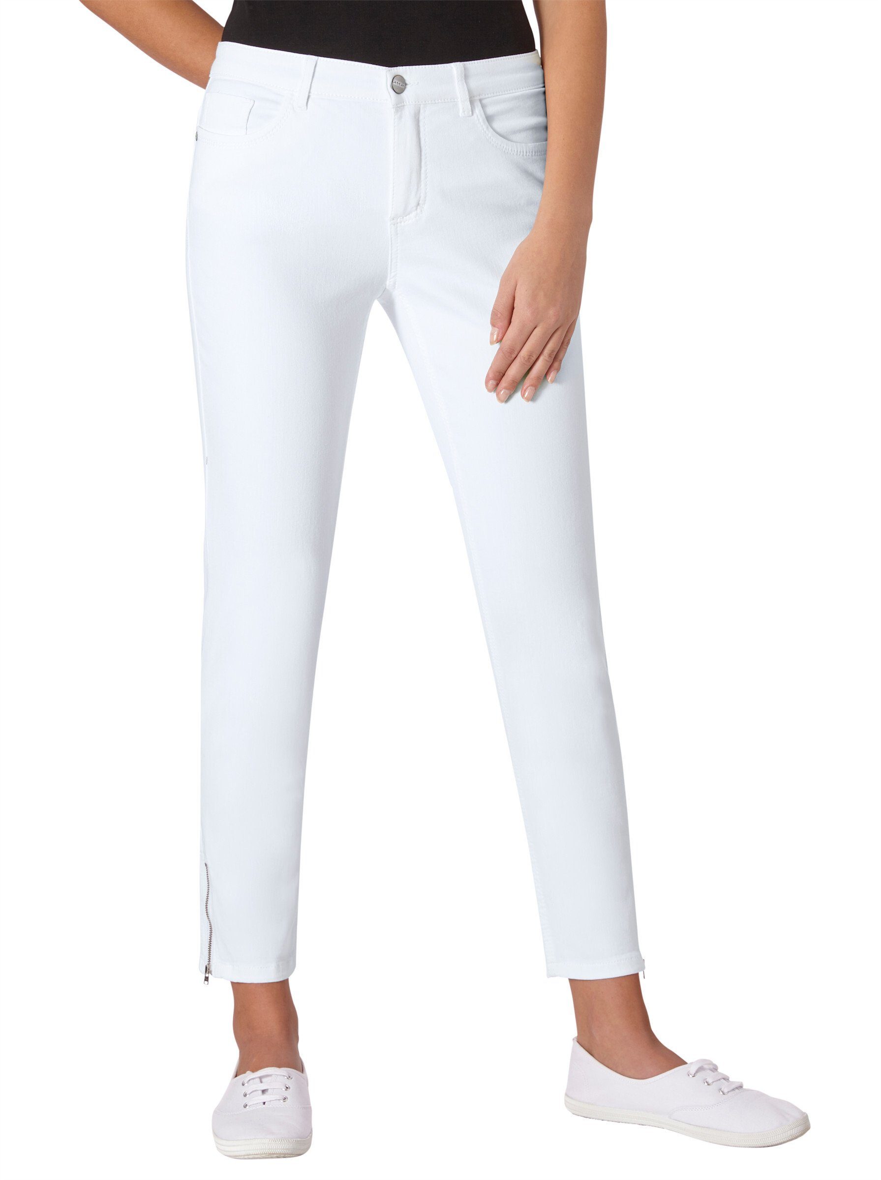 ascari Bequeme Jeans weiß