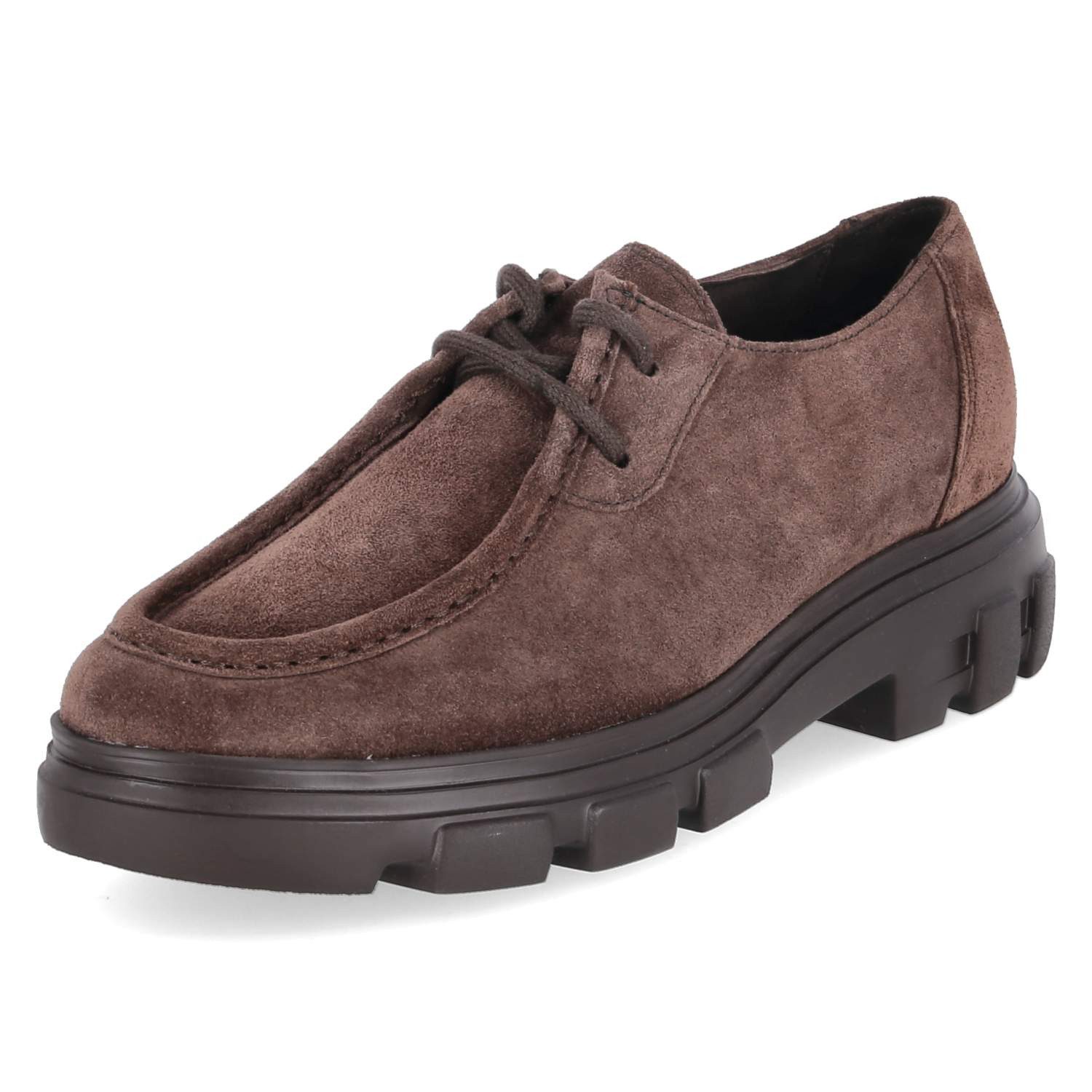 Paul Green Paul Green Mokassins / Bootsschuhe 1183-070 Damen Rauleder brown Schnürschuh – Bild 2 von 5