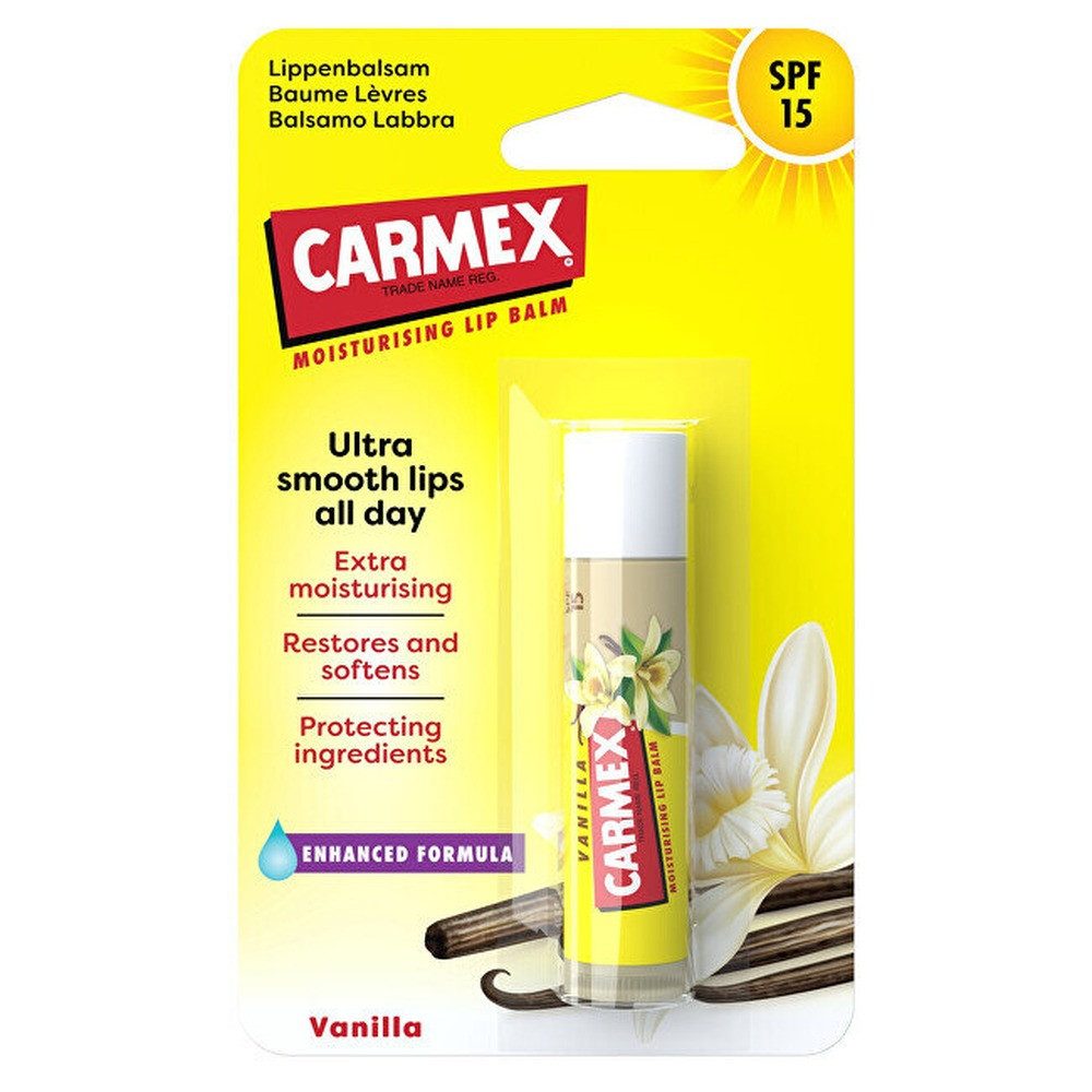 Carmex Lippenbalsam Carmex Ultra Feuchtigkeits-Lippenbalsam Vanille SPF15