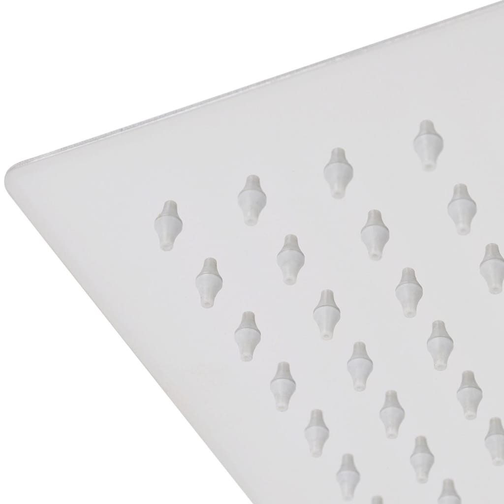 vidaXL Regenduschkopf Regenbrause Edelstahl 30x40 cm Rechteckig, (1-tlg) – Bild 5 von 5