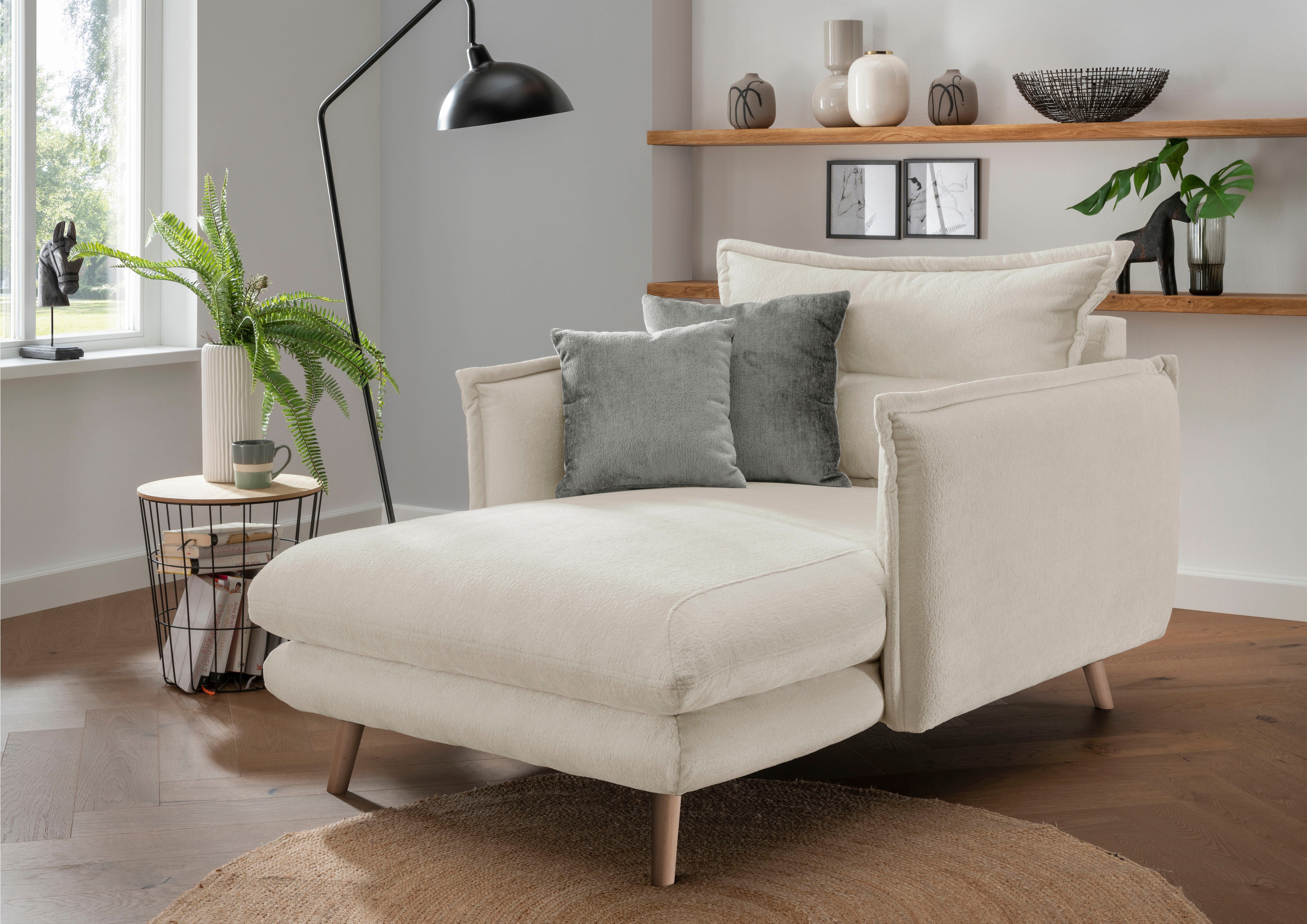 Lazio, Polsterung, Zierkissen INOSIGN bequemen 2 Sessel Stk. moderner Loveseat einer mit