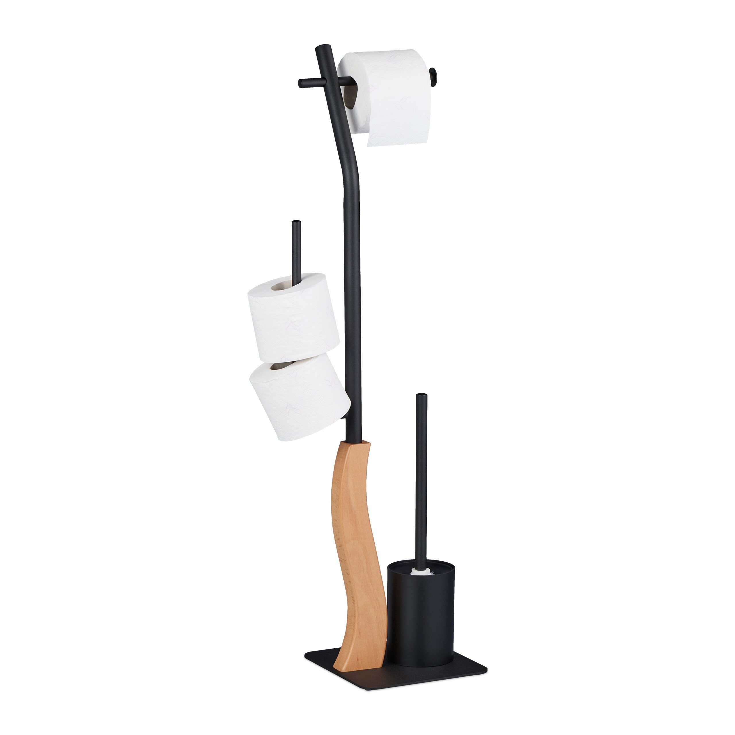 relaxdays WC-Garnitur Stehende WC Garnitur günstig online kaufen
