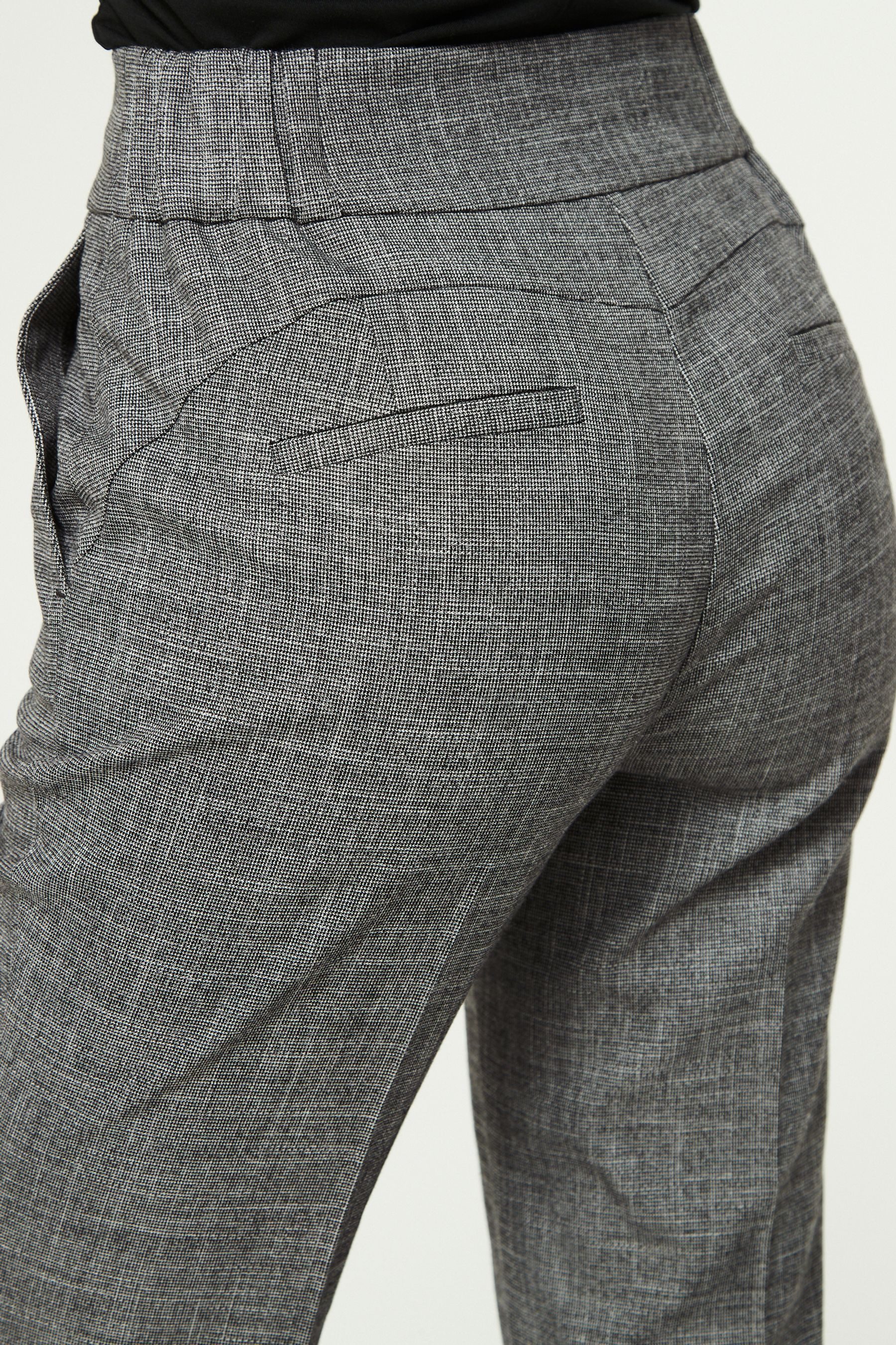 Next Bootcuthose Edle Bootcut-Hose, Kurzgröße (1-tlg)