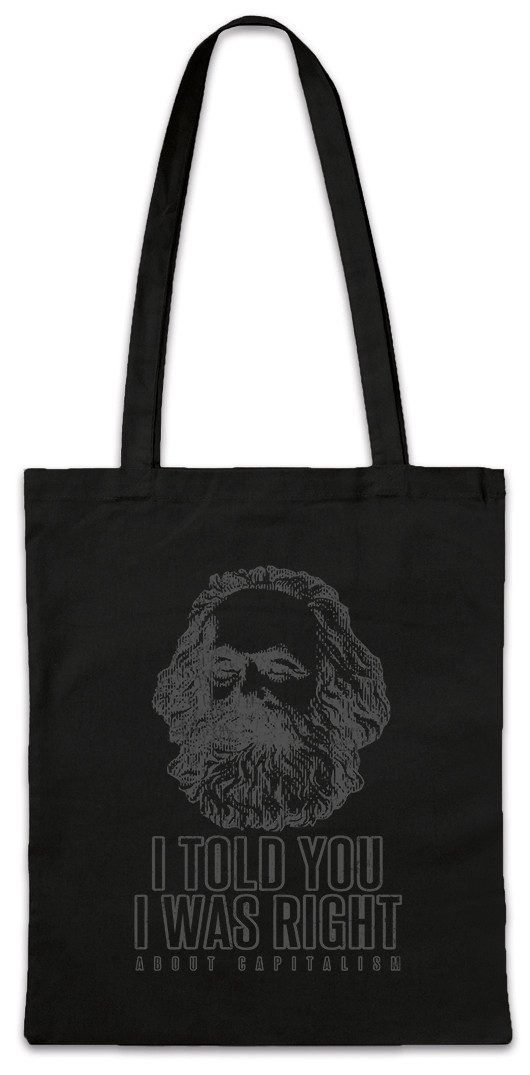 Beuteltasche I Told You I Was Right Stofftasche About Capitalism Kommunismus Fun