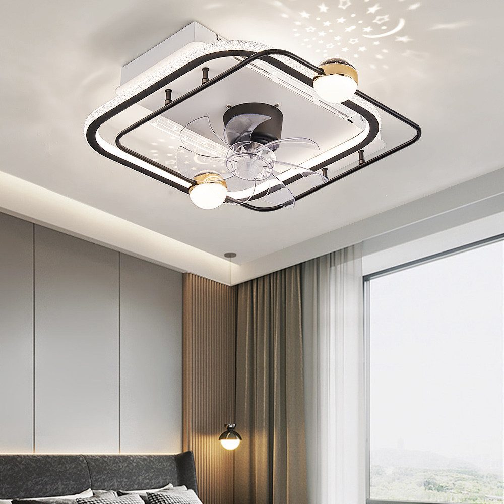 Eurotondisplay Deckenventilator Deckenventilator oszillierend mit LED günstig online kaufen
