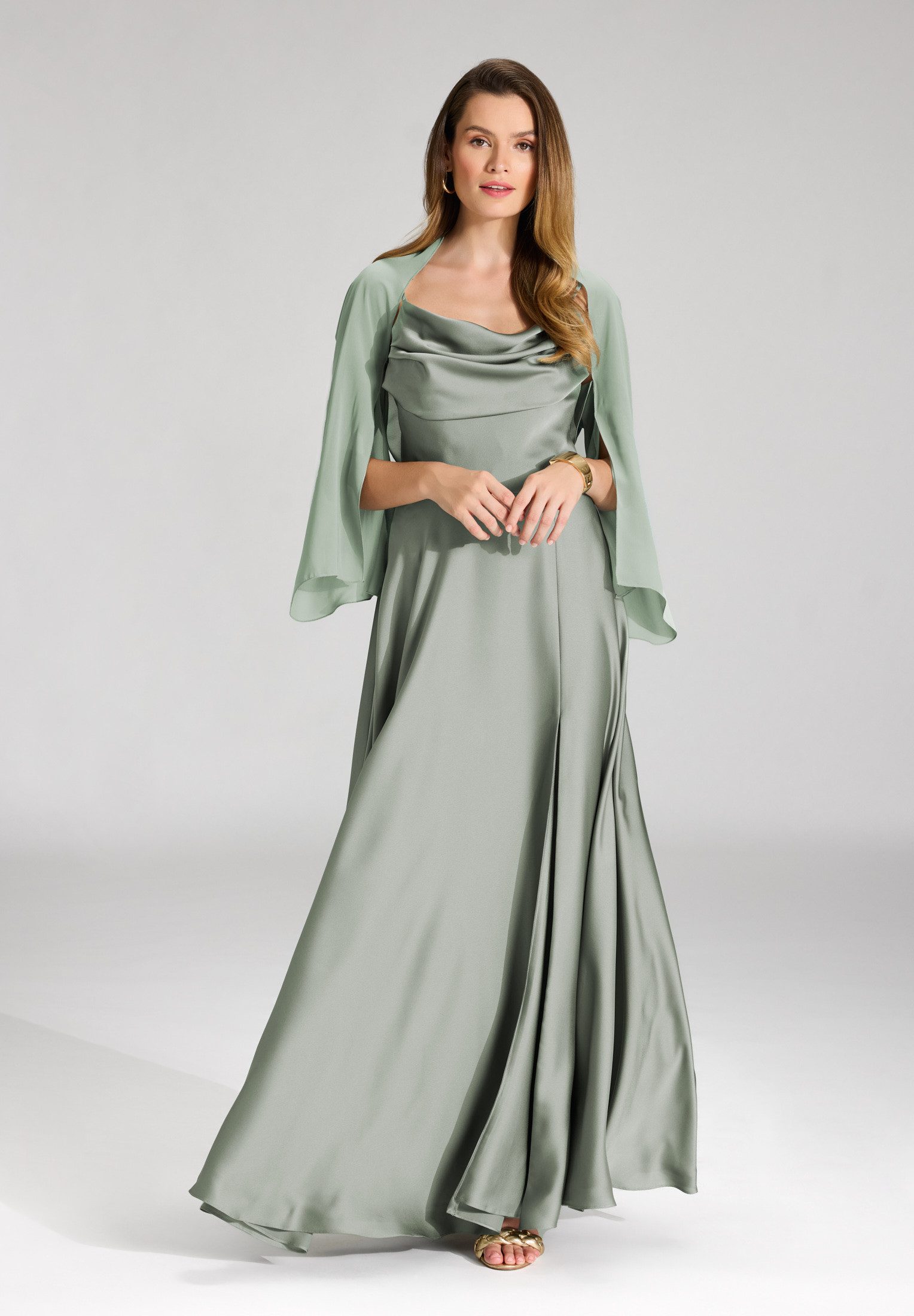 SWING Abendkleid aus leichtem Chiffon günstig online kaufen