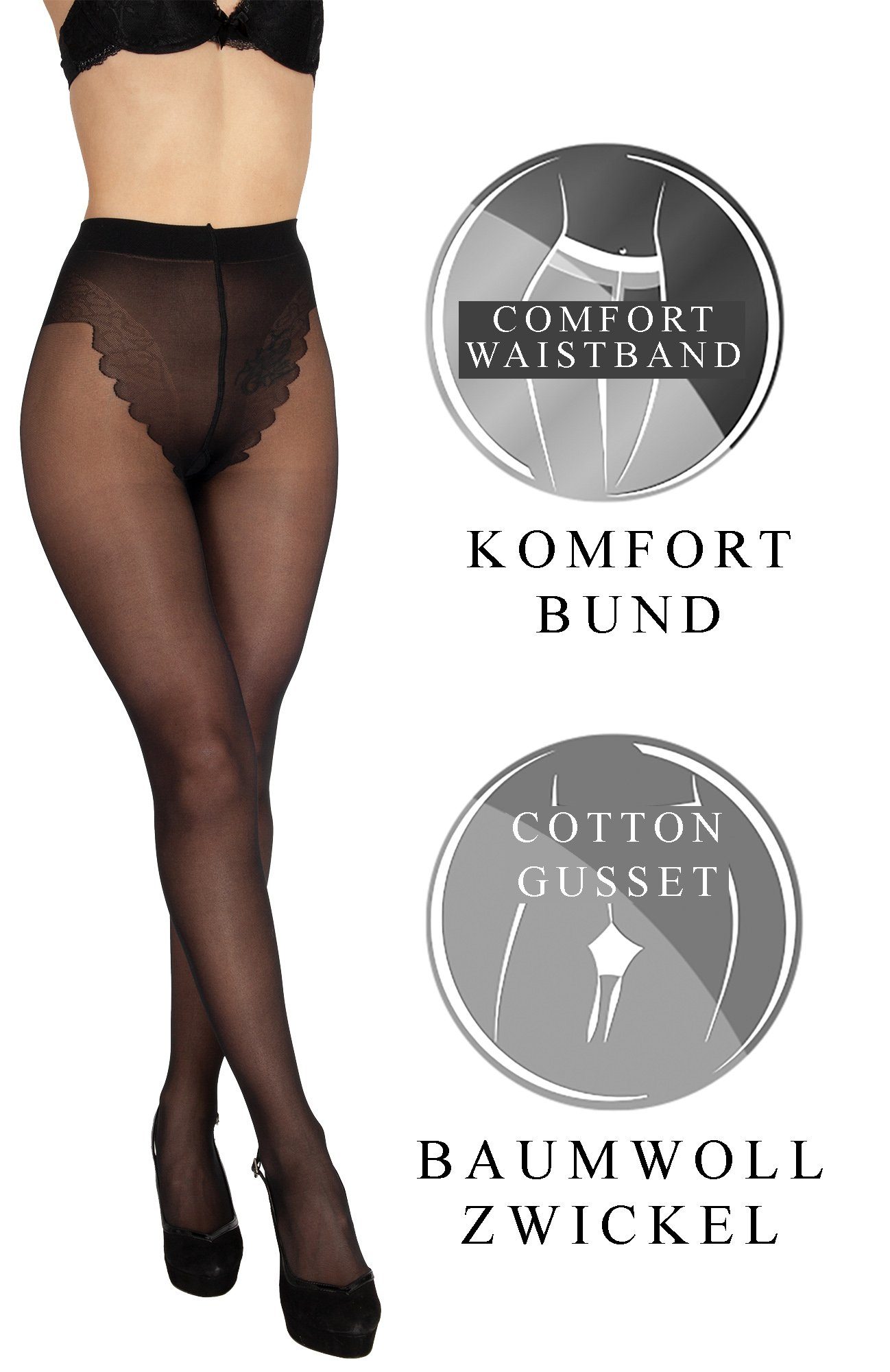 BANANALU Feinstrumpfhose Bananalu Chic 20 Bikini günstig online kaufen