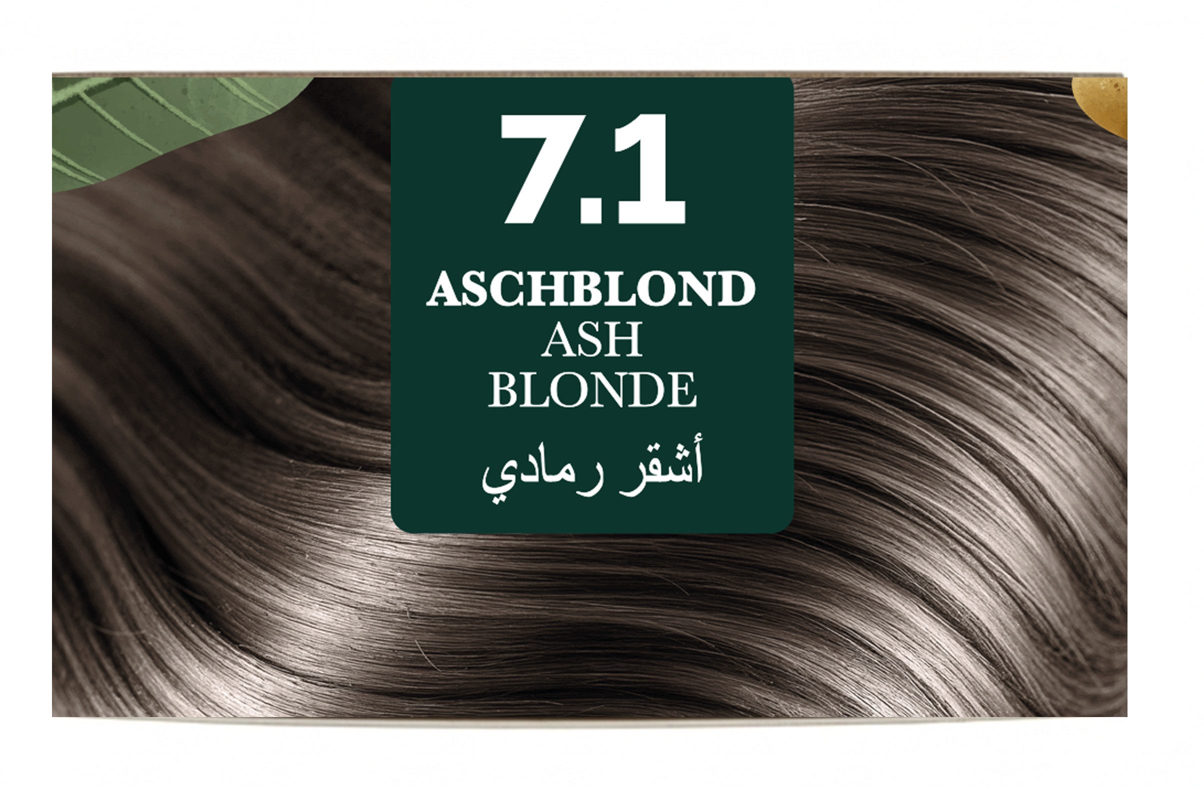 Vibella Haarfarbe Haarfärbecreme Nr. 7,1 Aschblond – Premium-Haarfarbe
