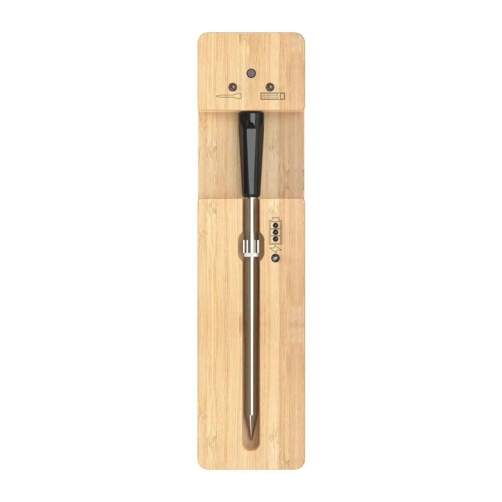 BBWL Kochthermometer Bluetooth Bratenthermometer Schnellladung Lebensmittelecht, 1-tlg., 304 Edelstahl Keramik Wasserdicht Grill Küche