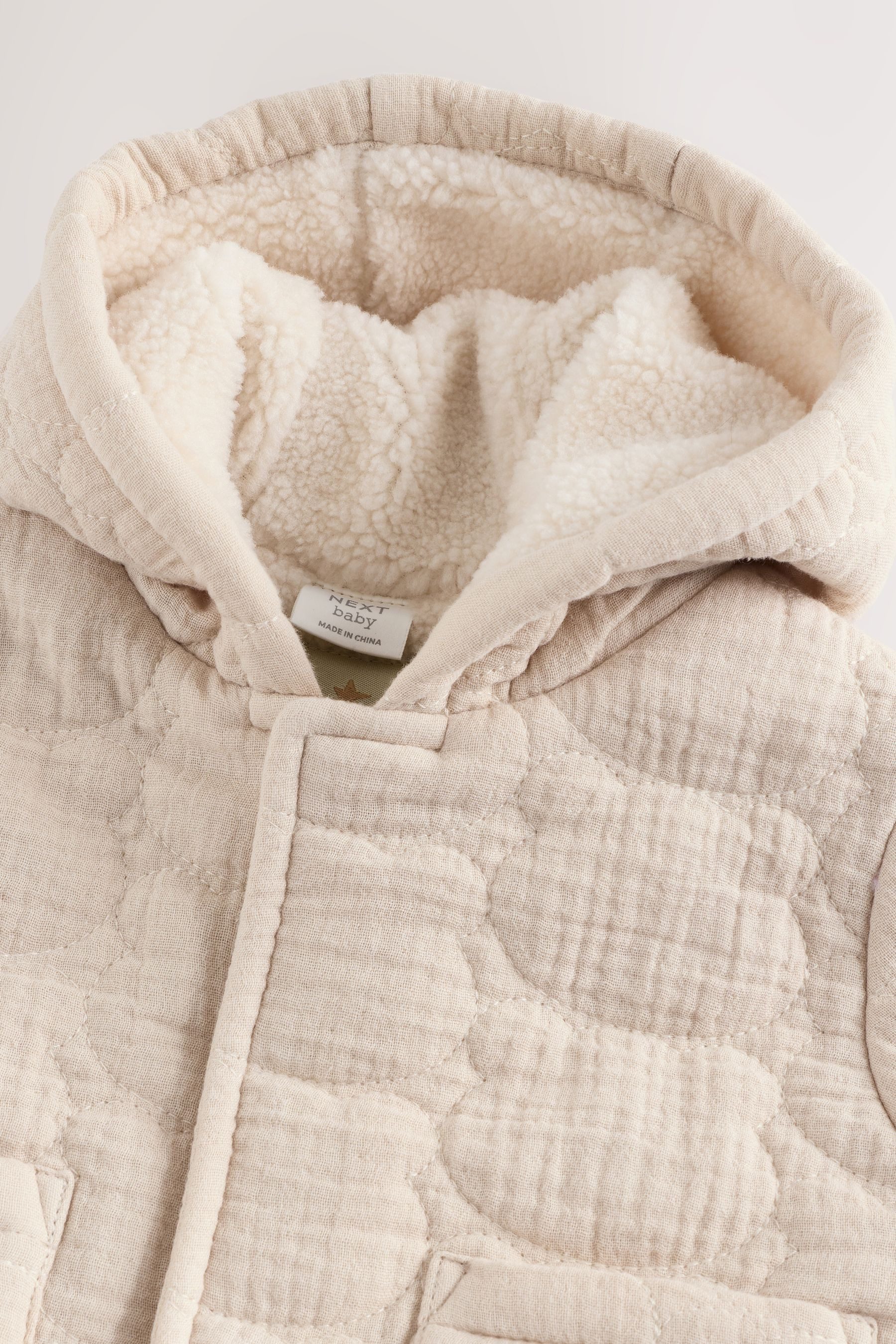 Next Steppjacke Baby Steppjacke mit Reißverschluss (1-St)