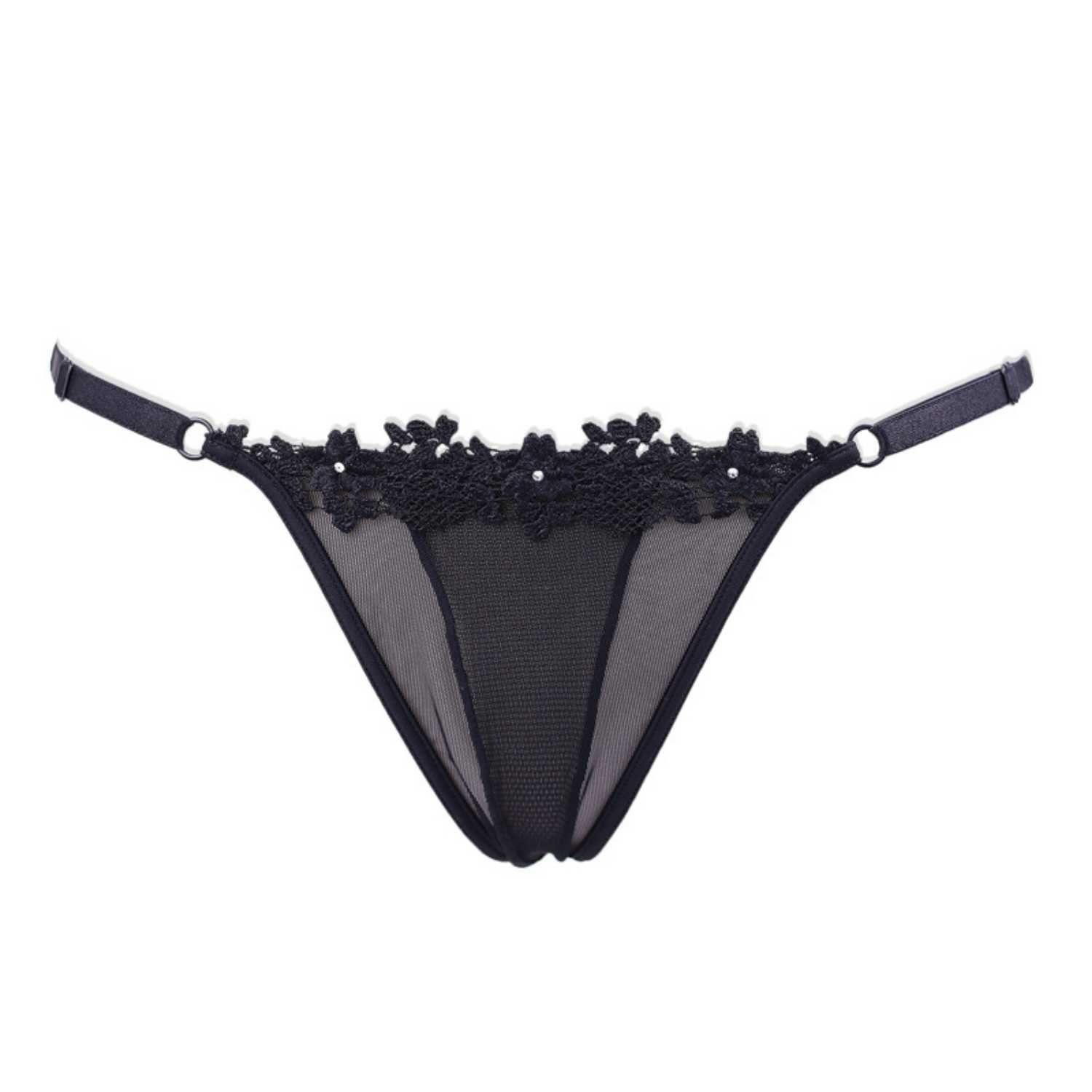 Luxxa String-Ouvert Borsalino String ouvert schwarz sexy XL