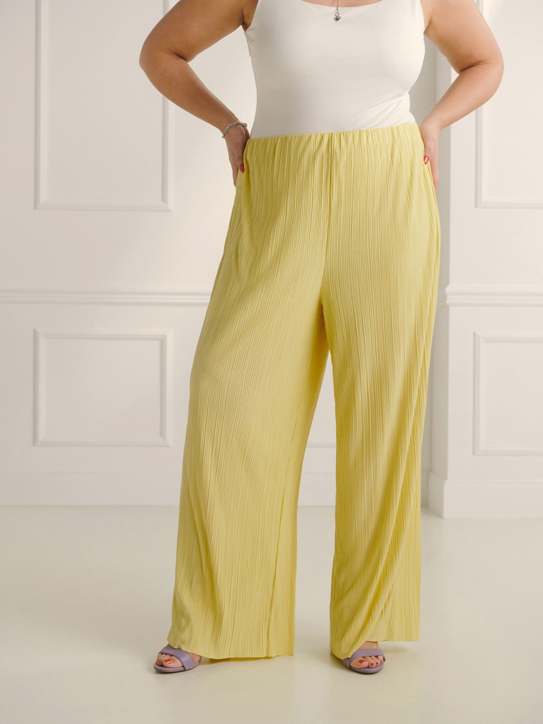 Guido Maria Kretschmer Curvy Stoffhose Milly (1-tlg) Plissee