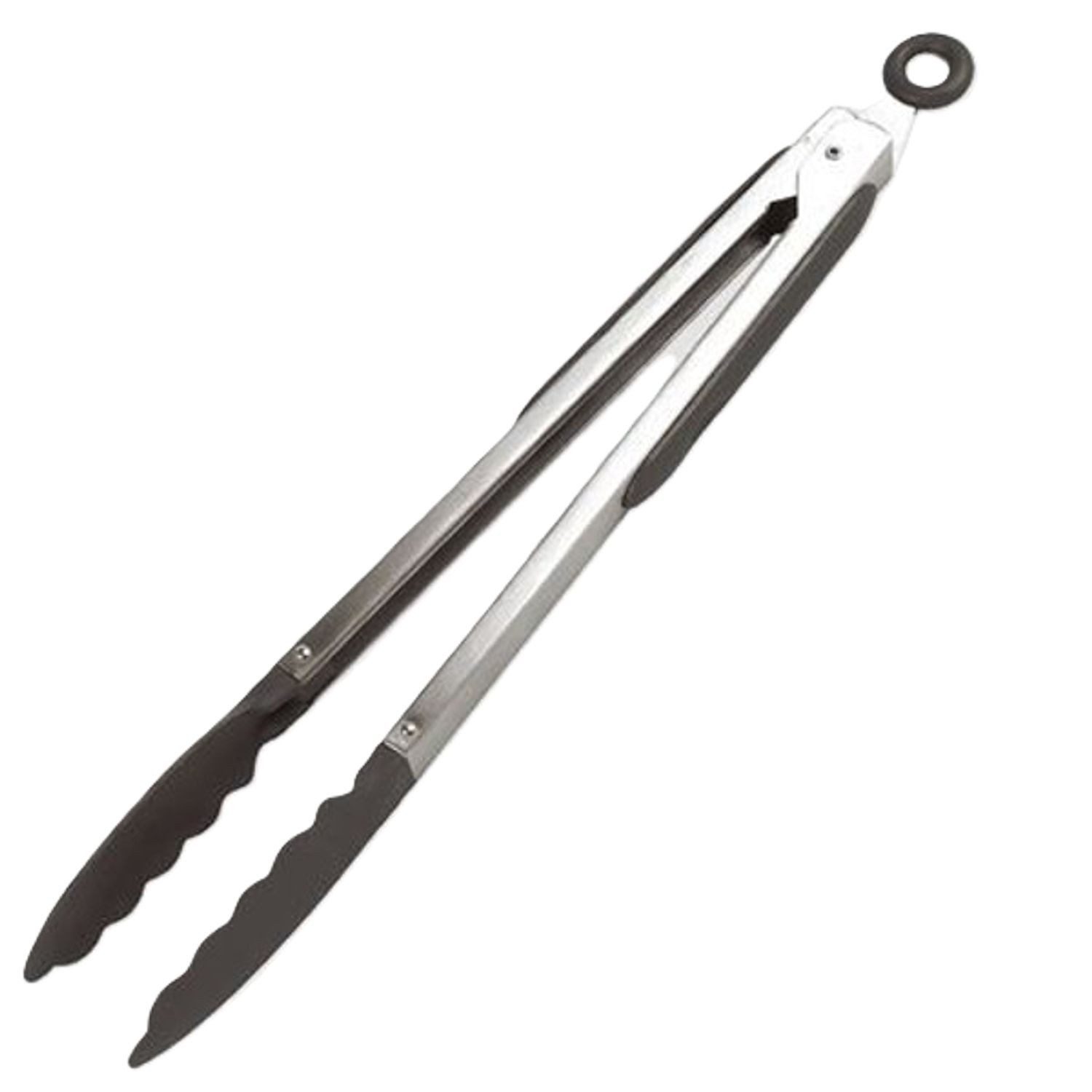 Grillzange Anrichtezange 34cm Spaghettizange Nudelzange Küchenzange Salatgreifer