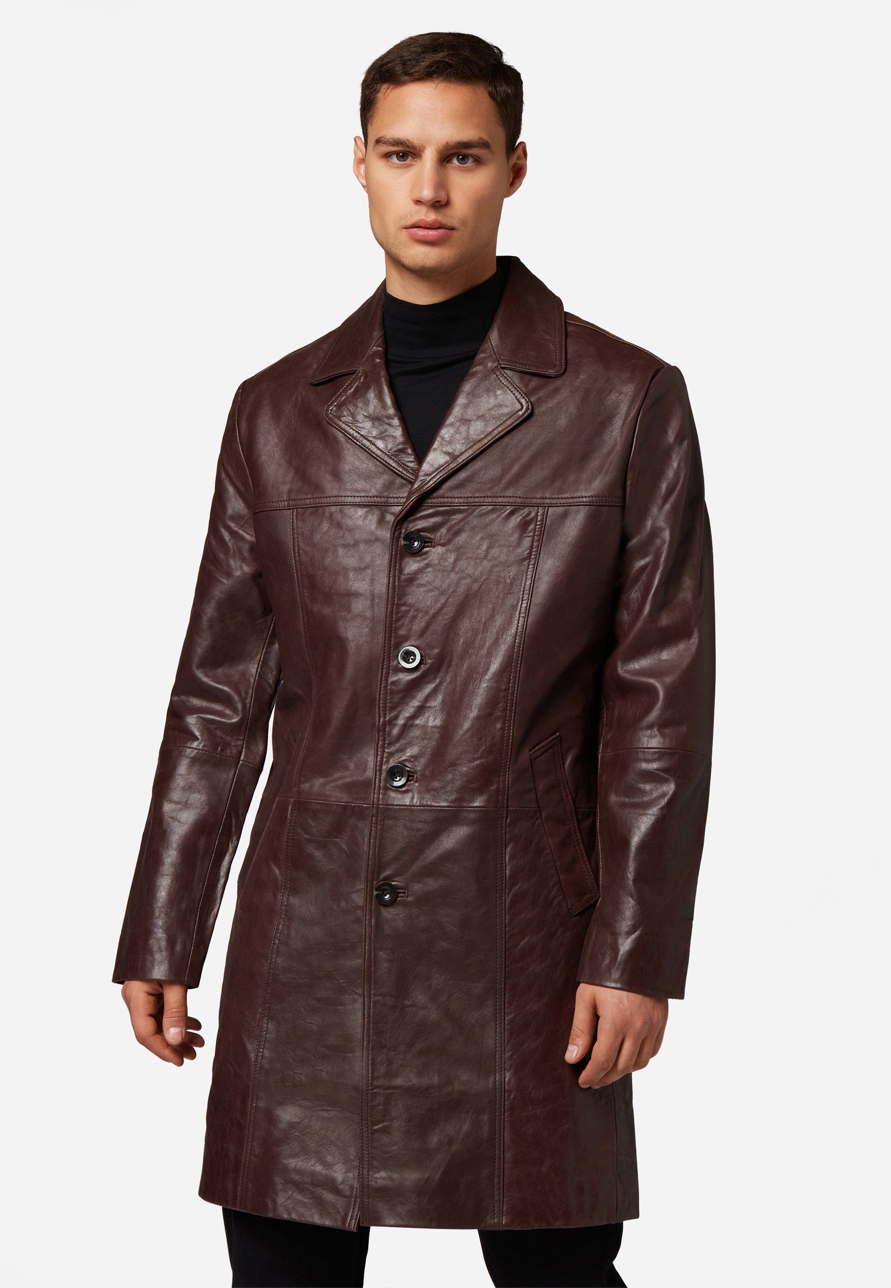 RICANO Ledermantel Safari Ledermantel aus Lamm-Nappa-Leder günstig online kaufen