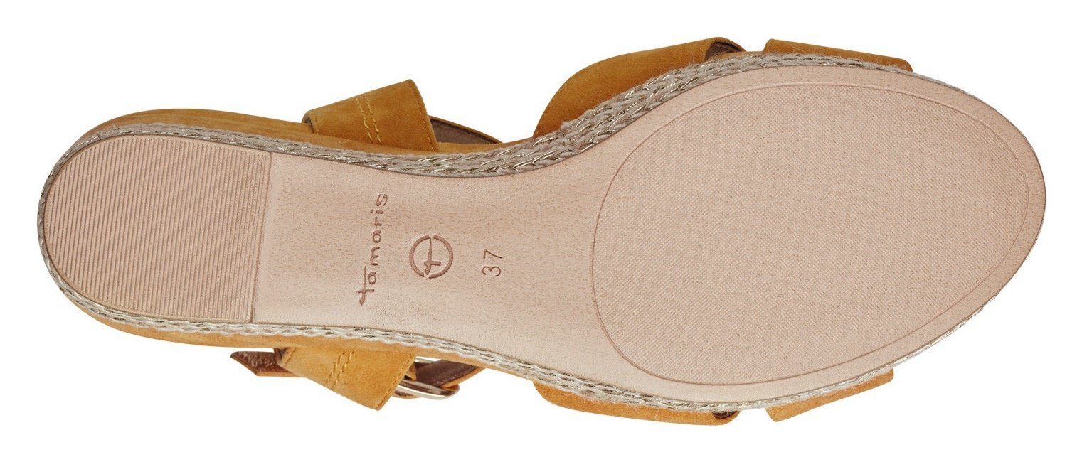 Tamaris Keilsandalette, Sommerschuh, Sandale, Keilabsatz, mit günstig online kaufen