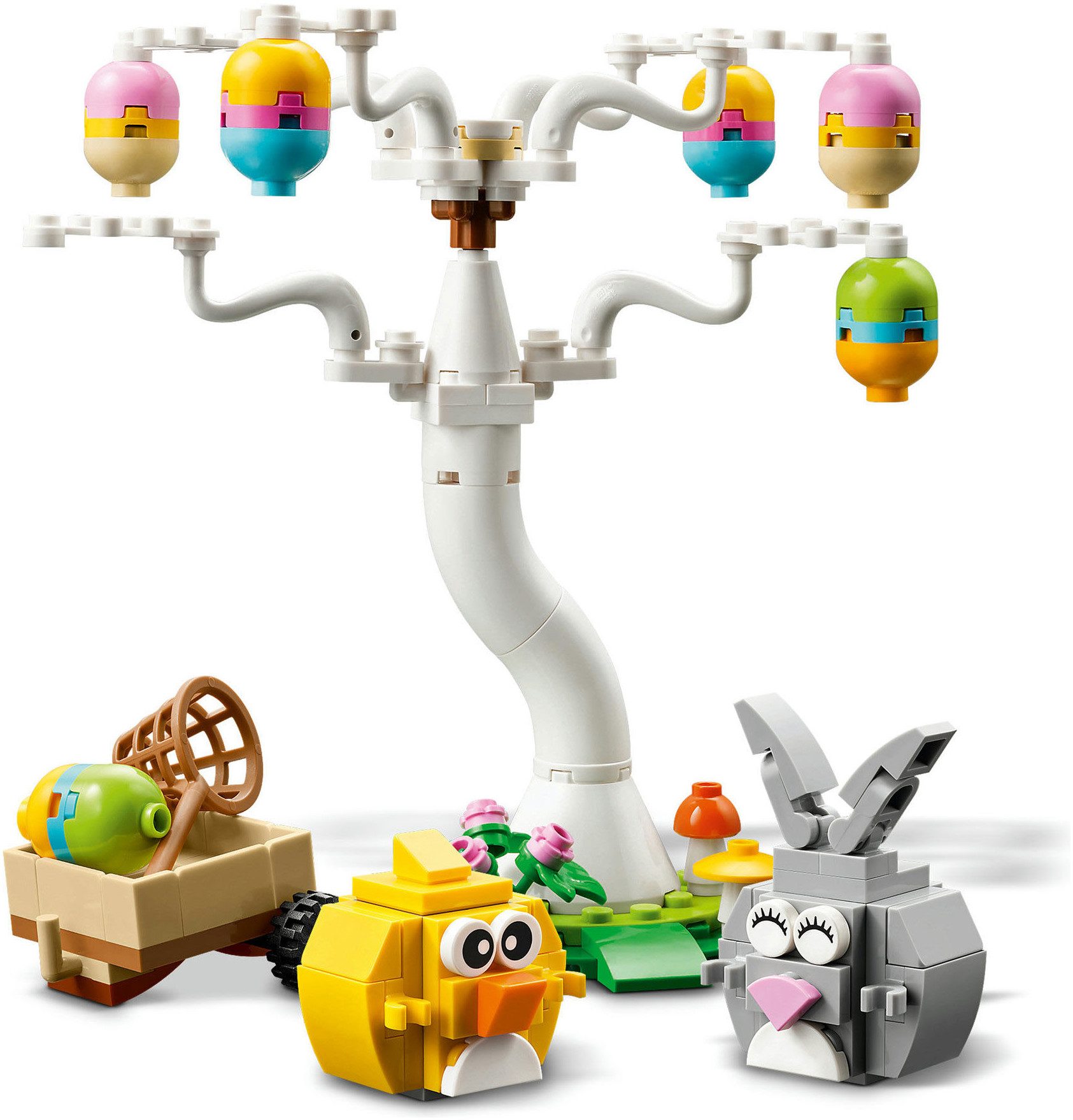 LEGO® Osterhase und Ostereiersuche (40808), LEGO Iconic Konstruktionsspielsteine, (140 St), Made in Europe – Bild 4 von 5