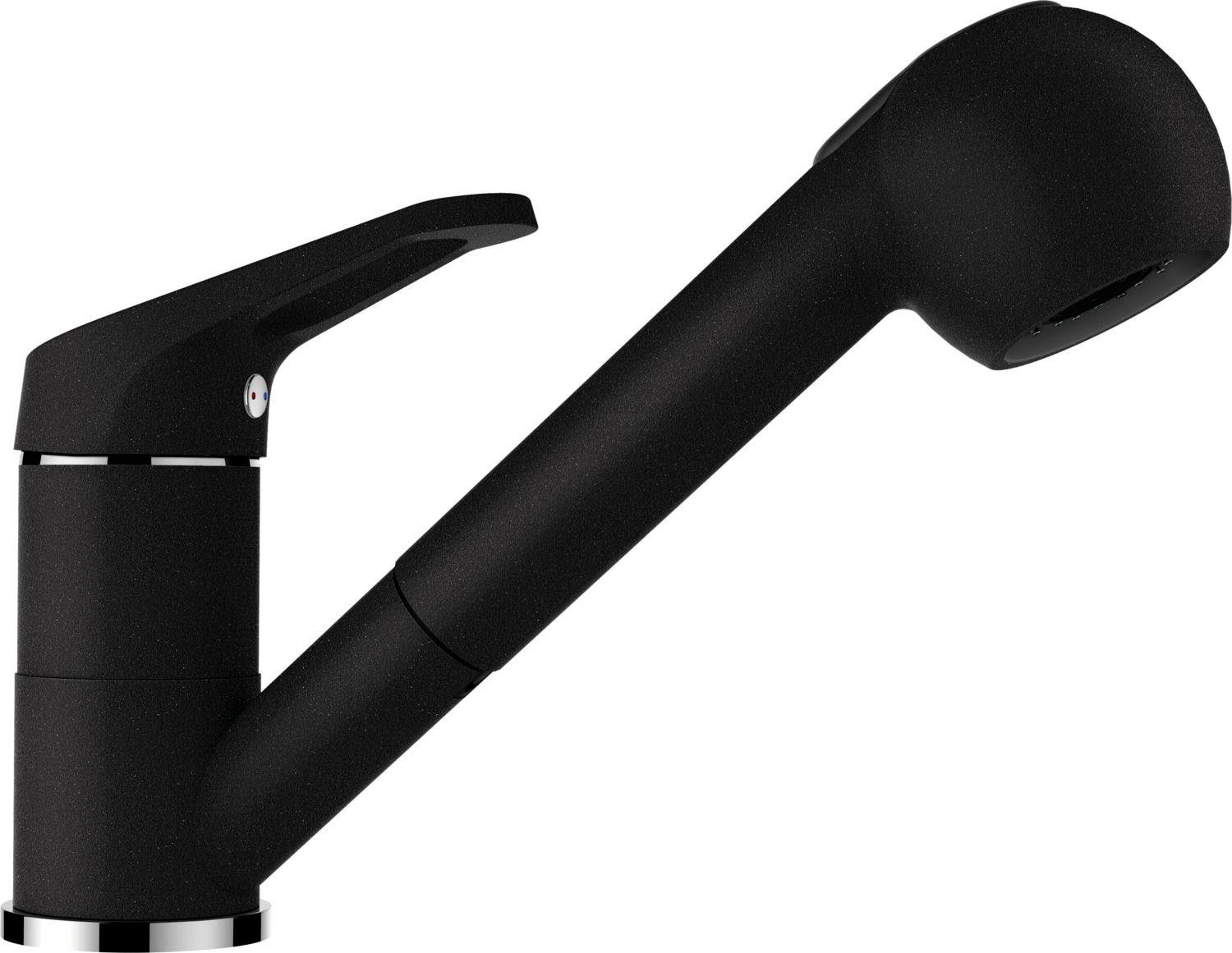 Schock Küchenarmatur Armatur Cosmos SB ausziehbarer Auslauf, Strahl-Brausefunktion