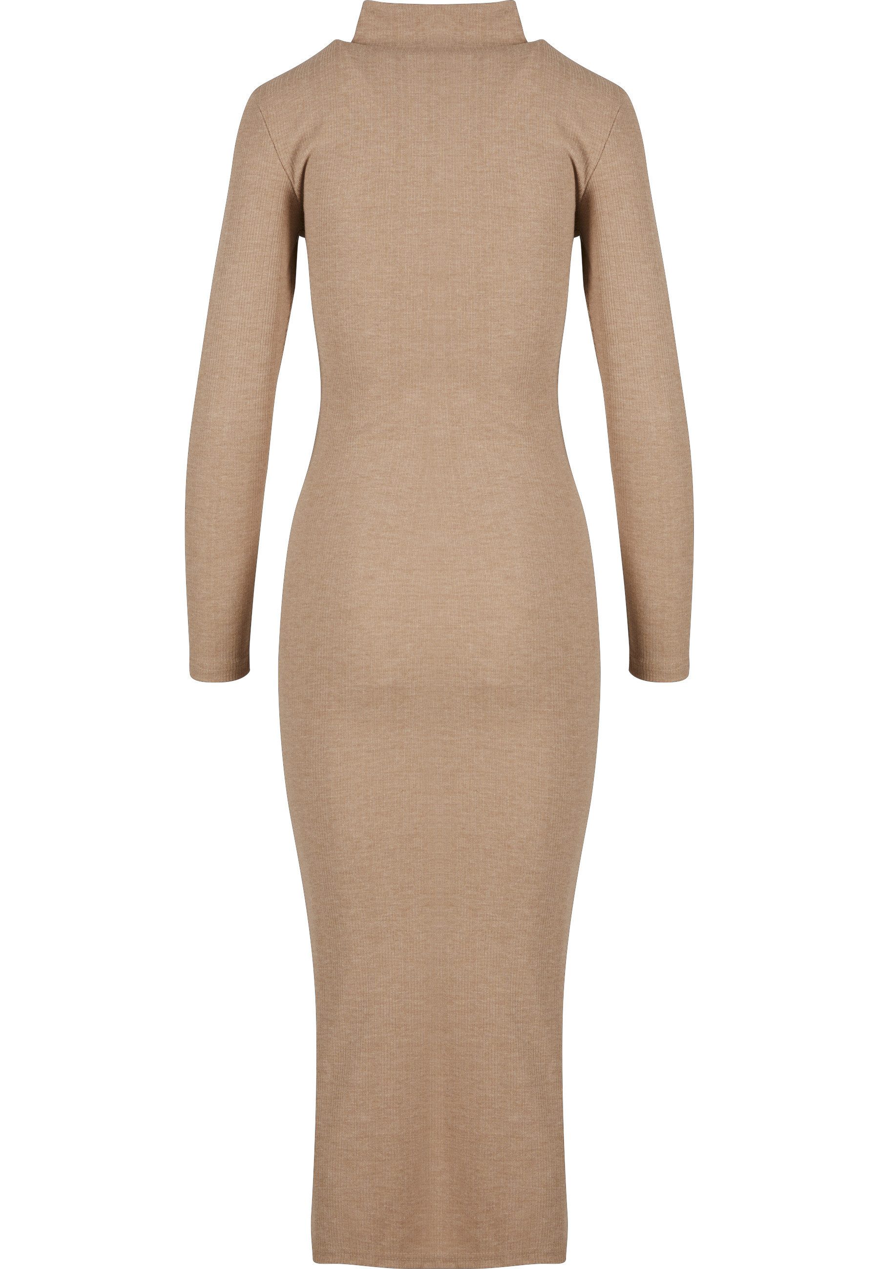 URBAN CLASSICS Shirtkleid Urban Classics Ladies Rib Longlseeve Mockneck Dre günstig online kaufen