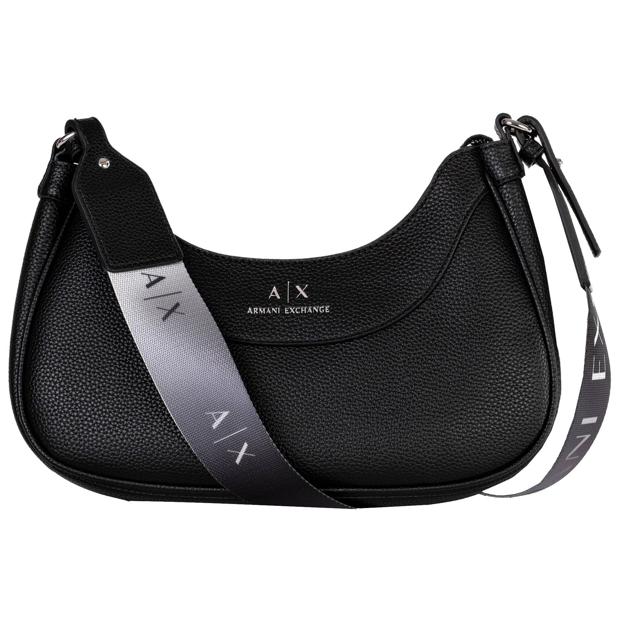 ARMANI EXCHANGE Henkeltasche Damen Umhängetasche Polyurethan Wave Hobo S