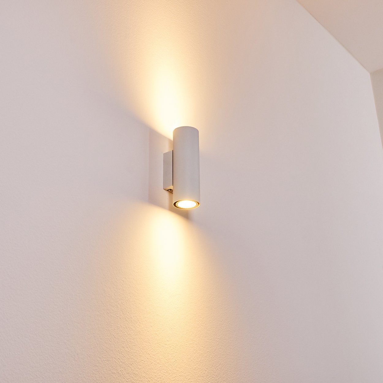 hofstein Wandleuchte Up weiß Wohn Schlaf Strahler Wand Dielen Down Raum Lampen Zimmer Flur